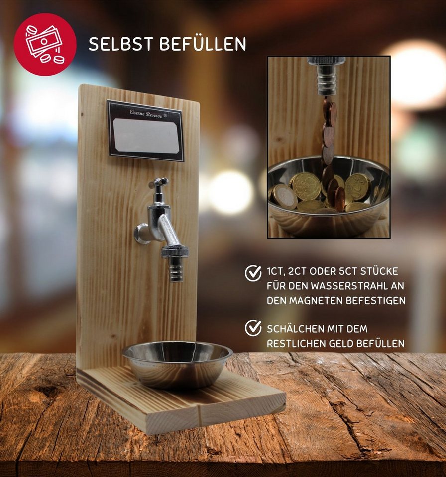 Thumbnail - Eiserne Reserve® Geschenkbox Alles Gute zur Kommunion - Eiserne Reserve - Geldhahn - Geldgeschenk -