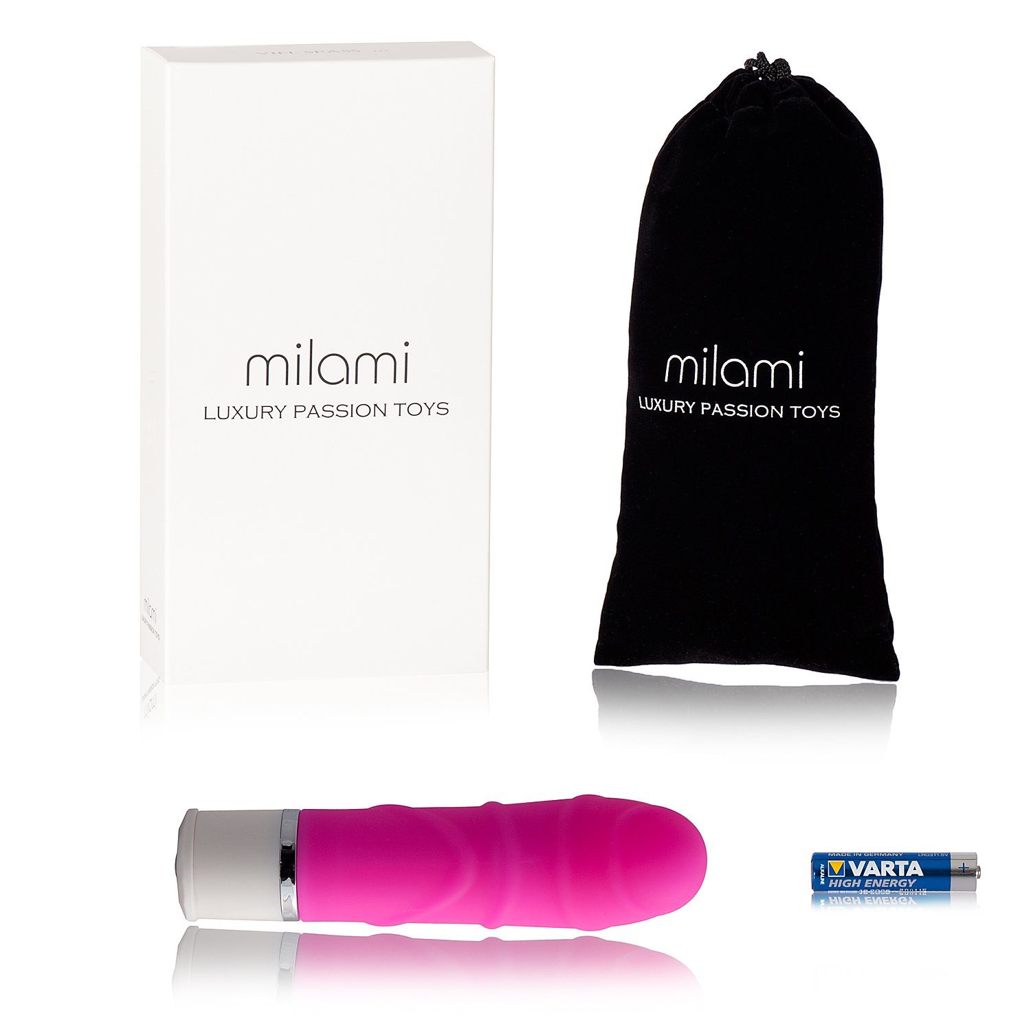 milami Vibrator pink Mini Soft Vibrator Vibrationsprogramme Silky 10 - G-Spot