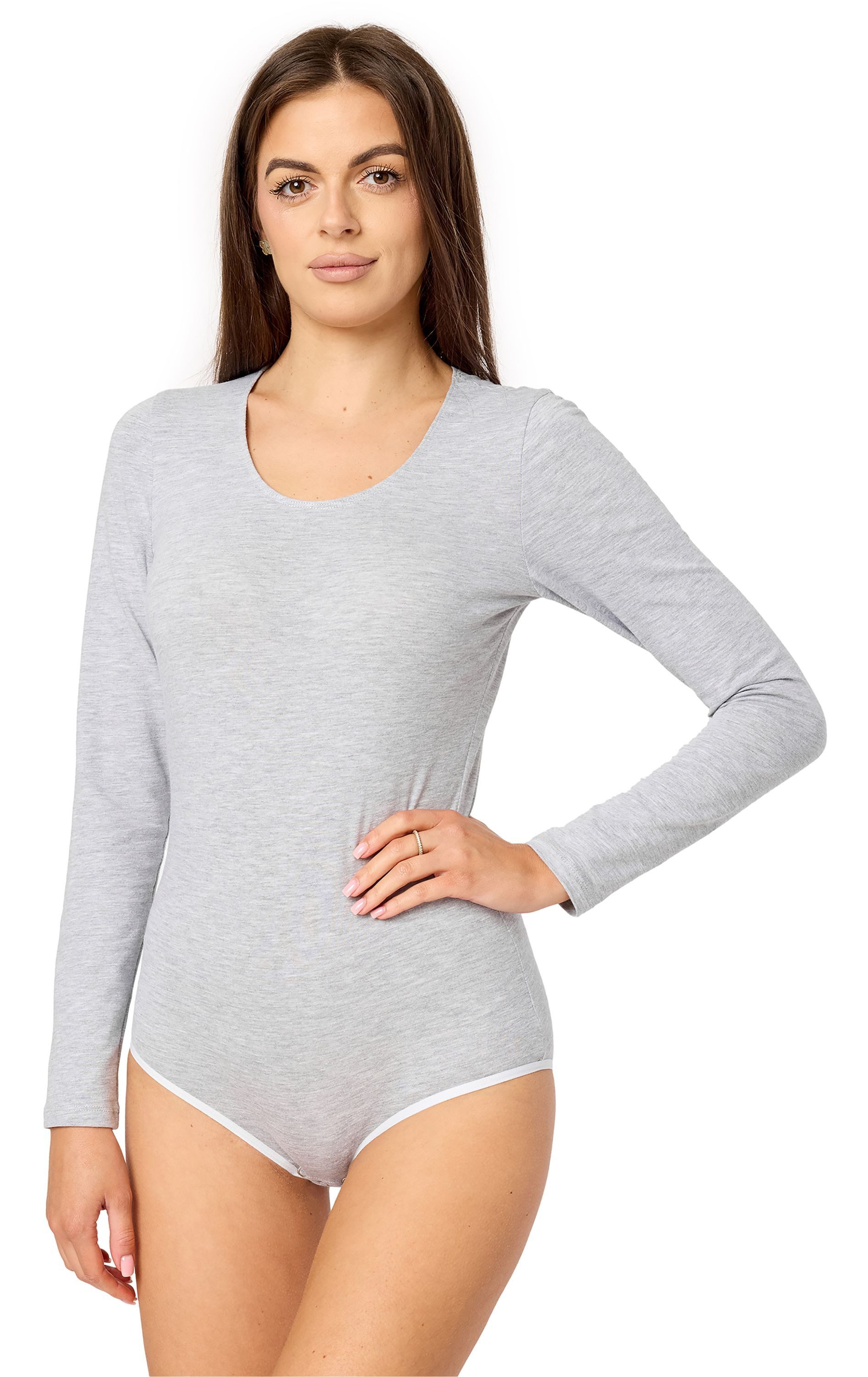 Merry Style Body Damen Langarm Body günstig online kaufen