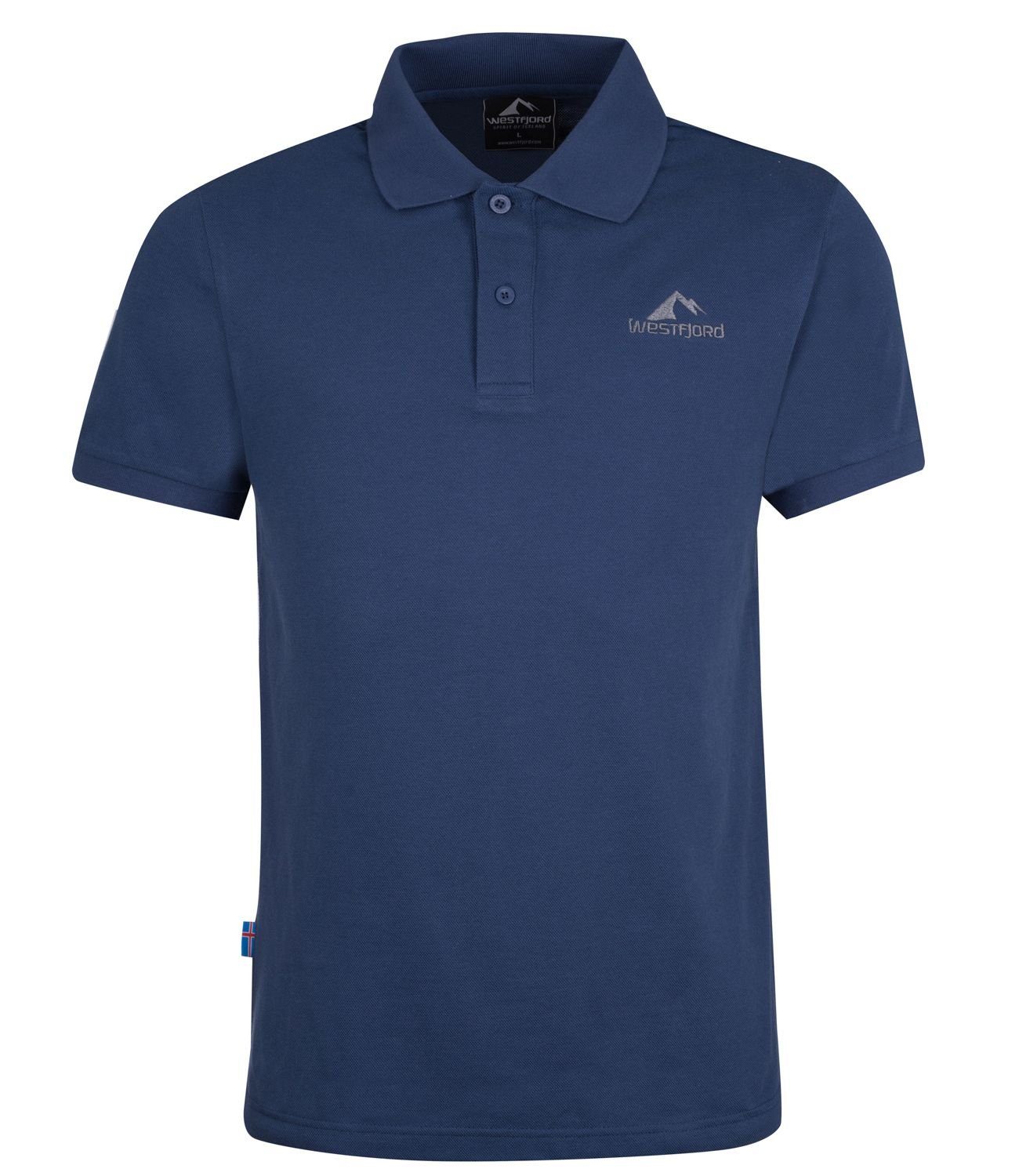 Westfjord Poloshirt Hekla XT Grau/Blau