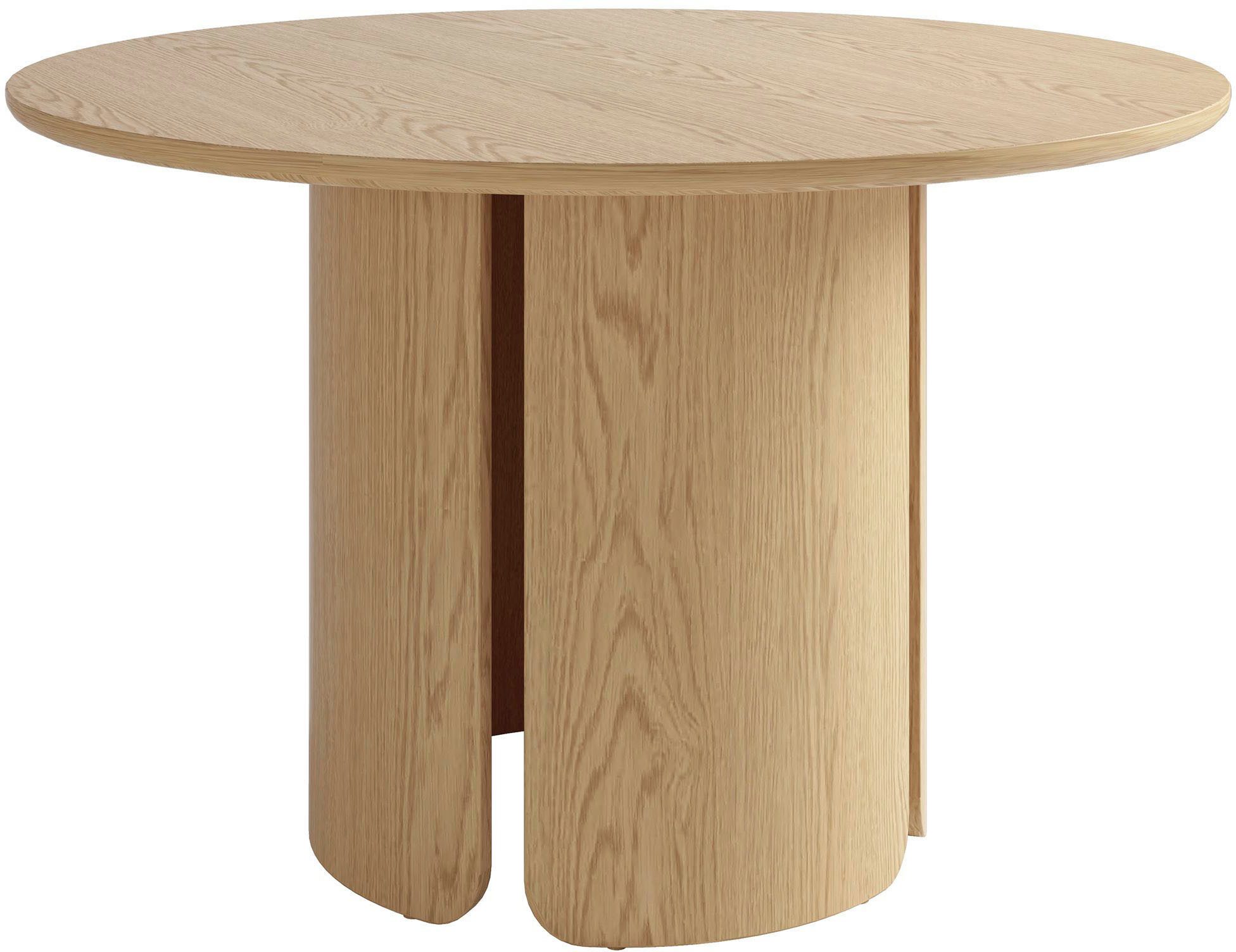 SCHÖNER WOHNEN-Kollektion Esstisch HARSTAD (1-St), 120 cm, mit variabel montierbarem Untergestell