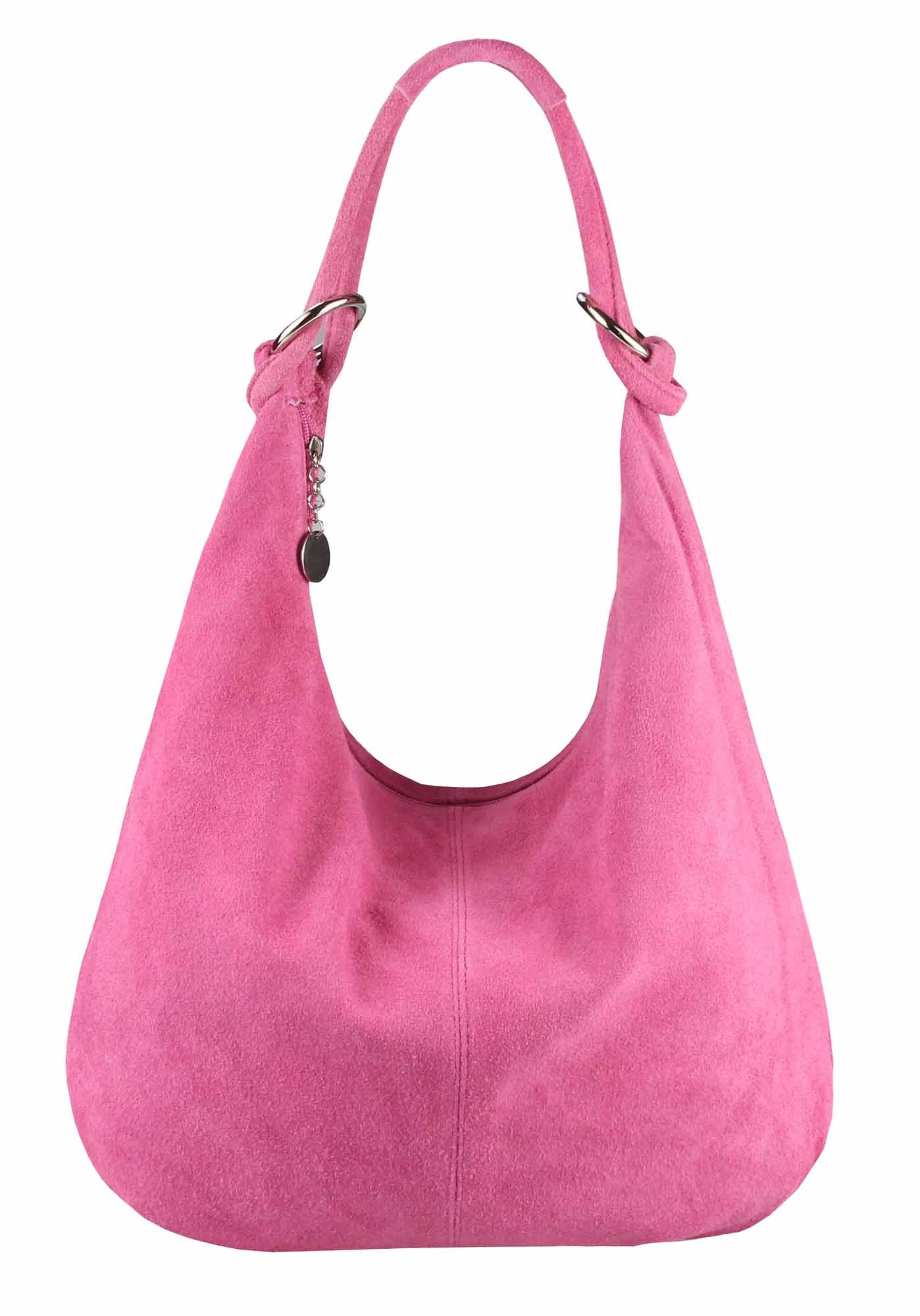 ITALYSHOP24 Schultertasche Made in Italy Damen Leder Tasche Shopper Umhänge günstig online kaufen