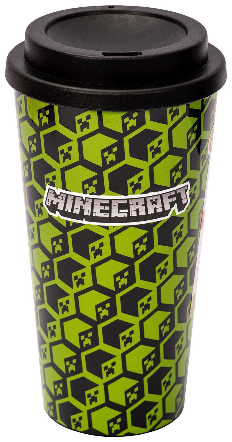 joojee Coffee-to-go-Becher Becher To Go / Mug To Go - Minecraft Creeper Heads - 520 ml (NEU & OVP