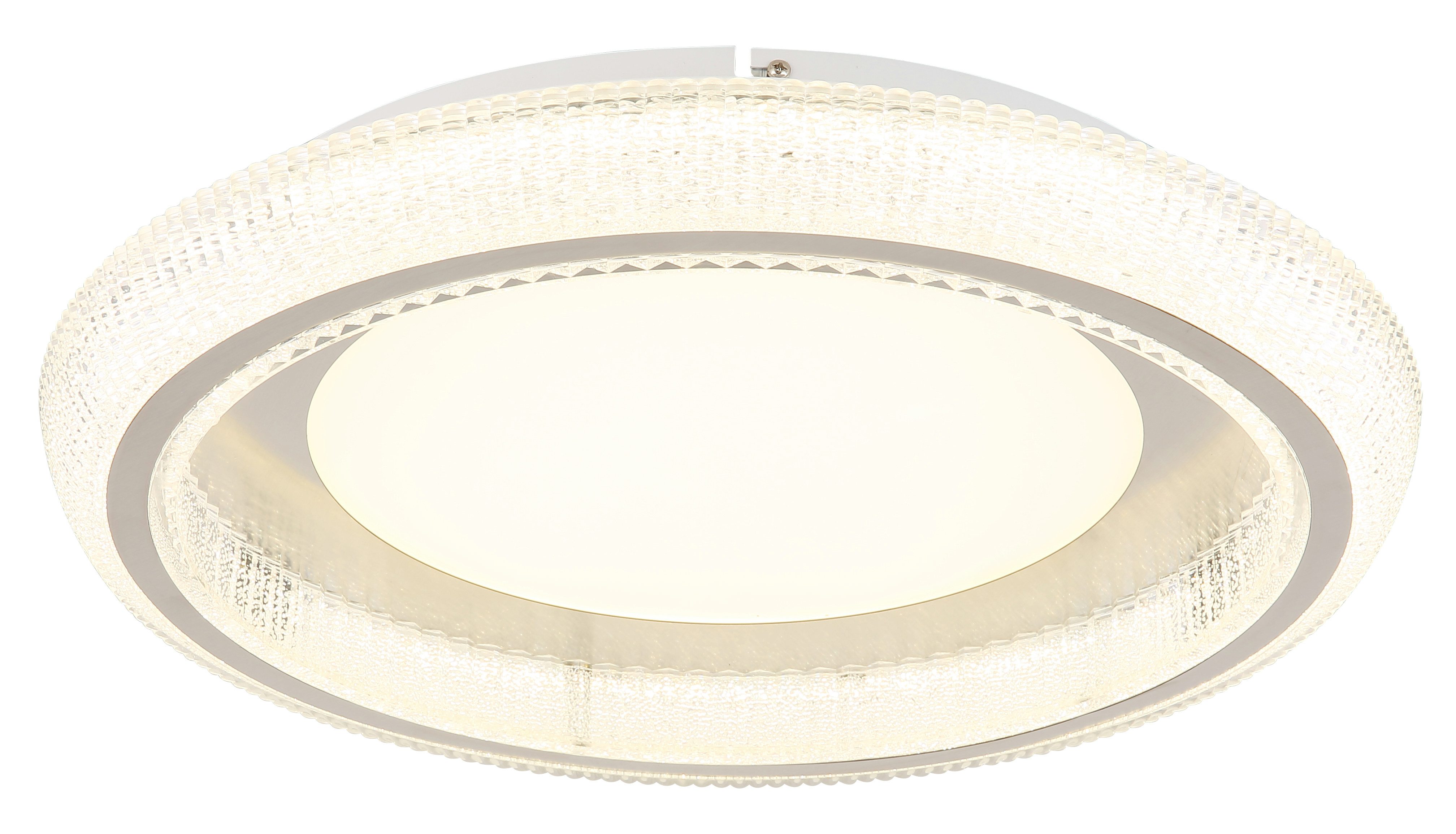 GLOBO LIGHTING LED Deckenleuchte SHARPER, LED fest integriert, Deckenlampe/rund/Wohnzimmer/Schlafzimmer/elegant