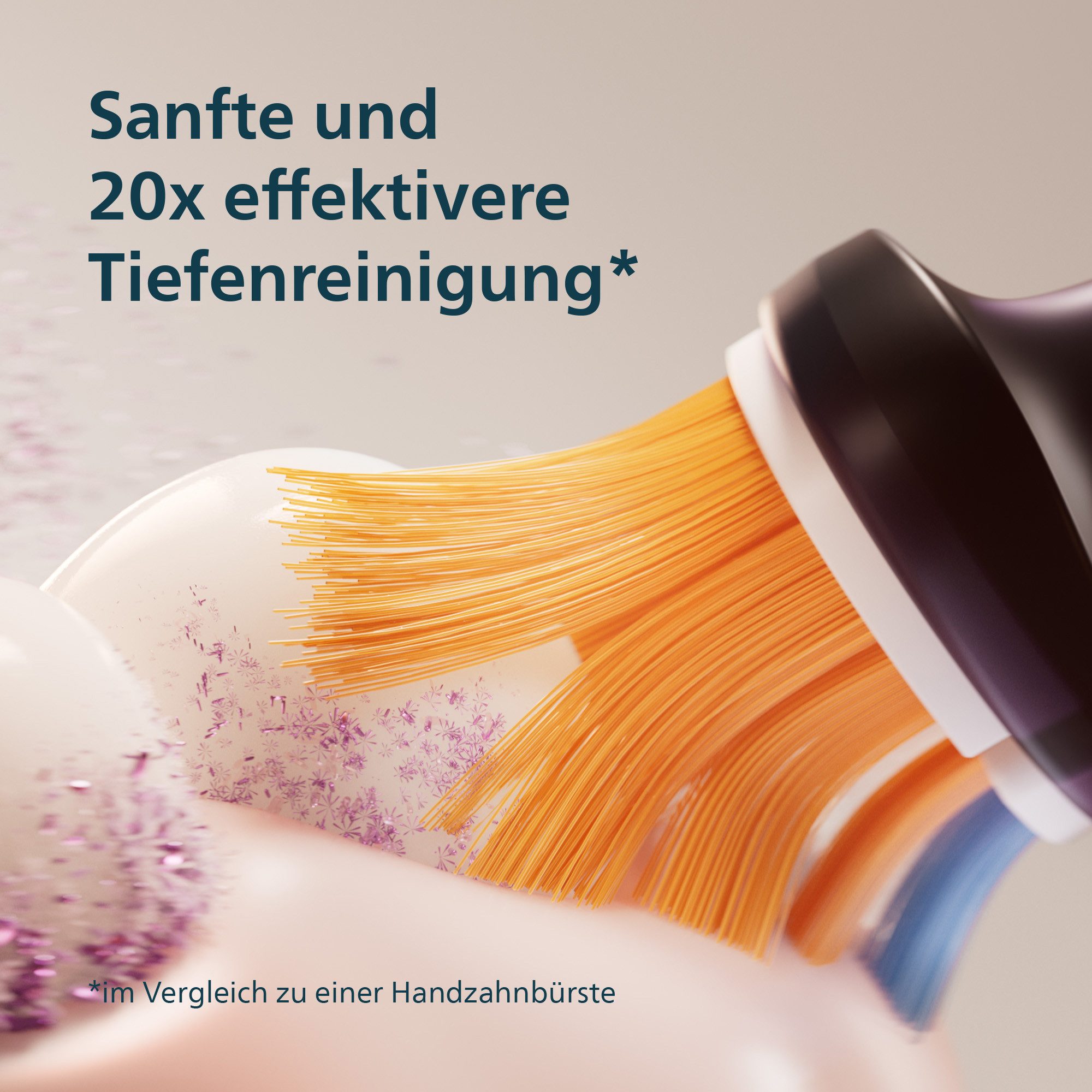 Philips Sonicare Elektrische Zahnbürste Diamond Clean Prestige HX9992, Aufsteckbürsten: 1 St., mit Schalltechnologie, SenseIQ-Technologie, KI gesteuerte Sonicare App