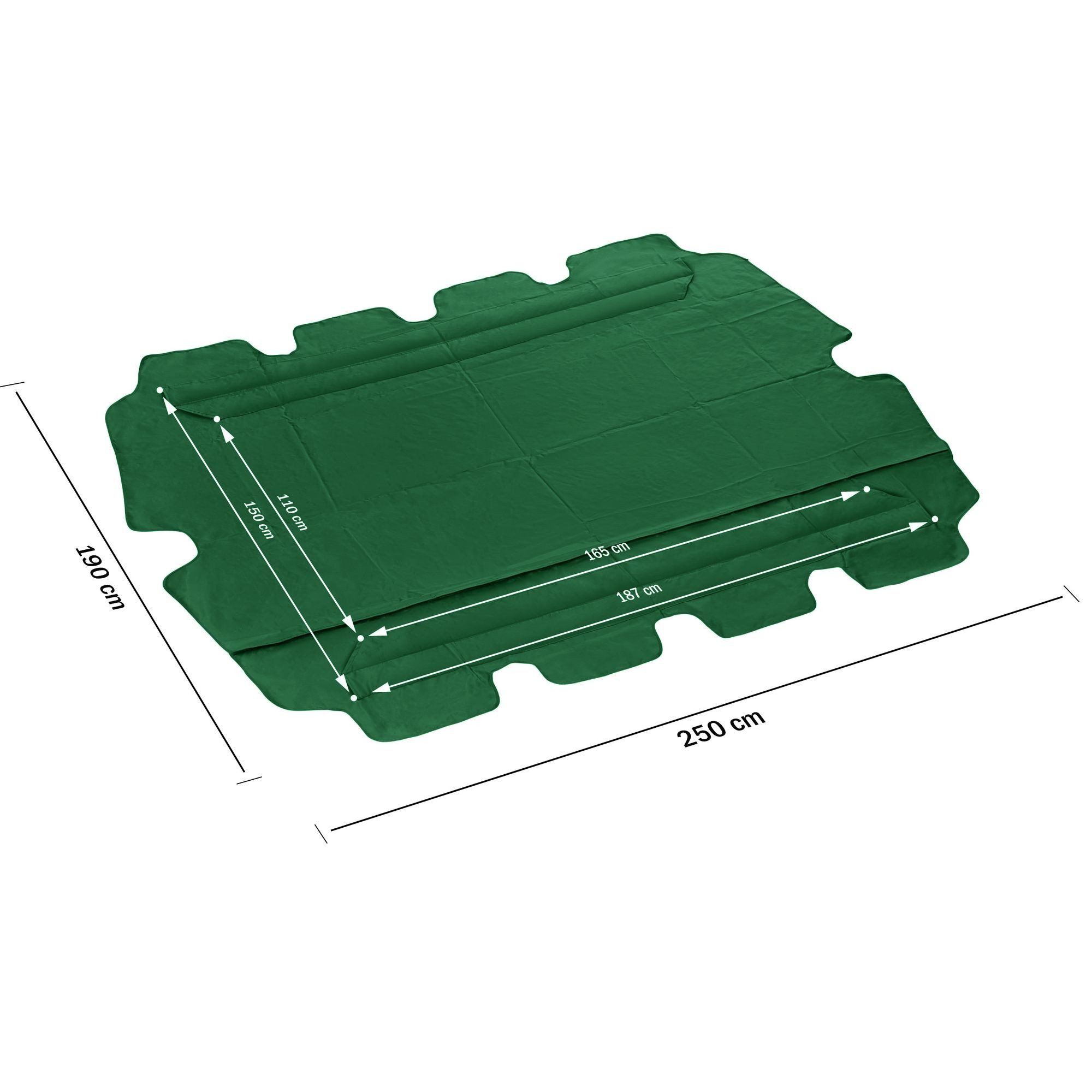 bonsport Hollywoodschaukelersatzdach Ersatzdach für Hollywoodschaukel, Polyester, PVC beschichtet