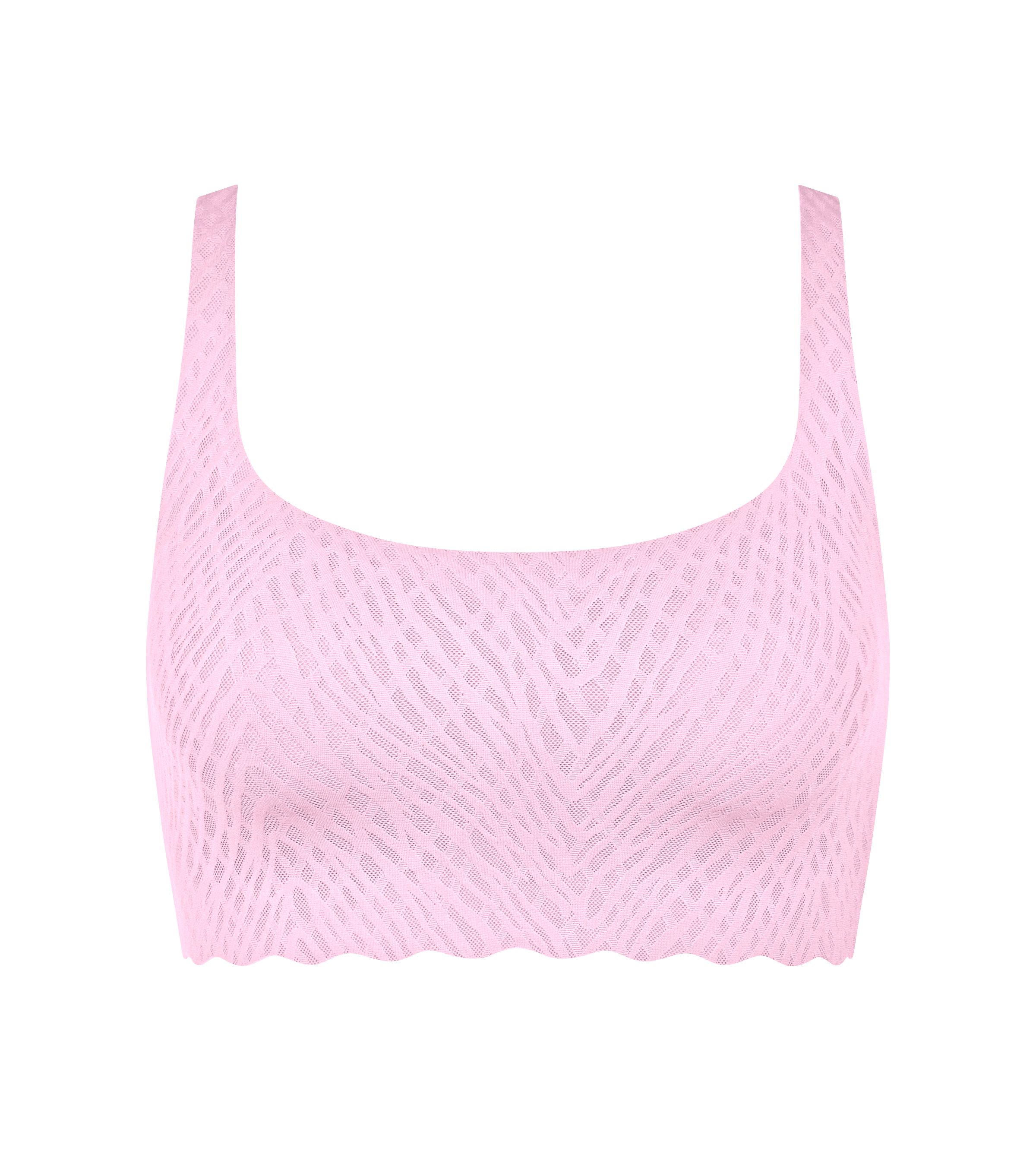 sloggi Bustier ZERO Feel Bliss Top unsichtbar mit Spitzenoptik