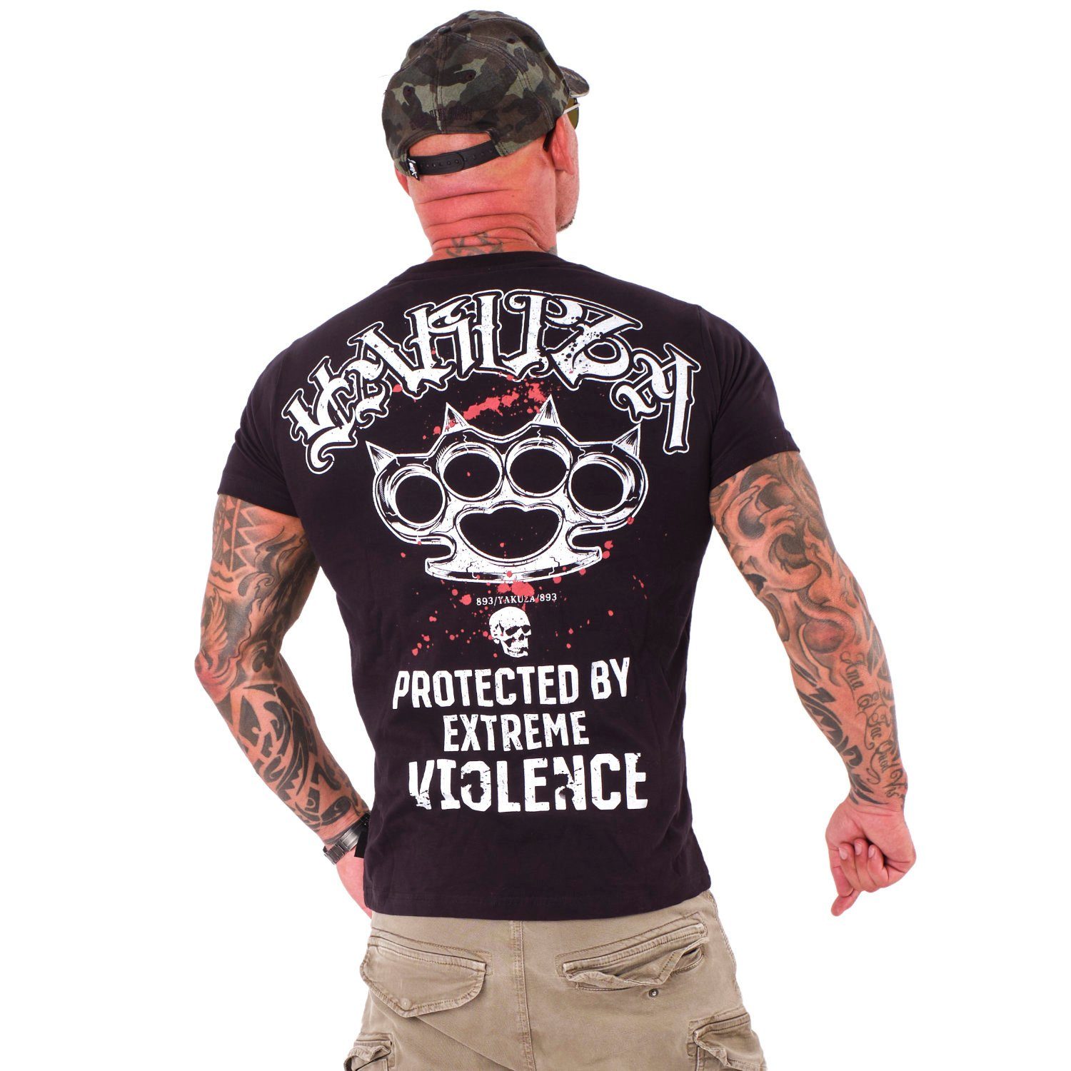 T-Shirt Violence schwarz YAKUZA