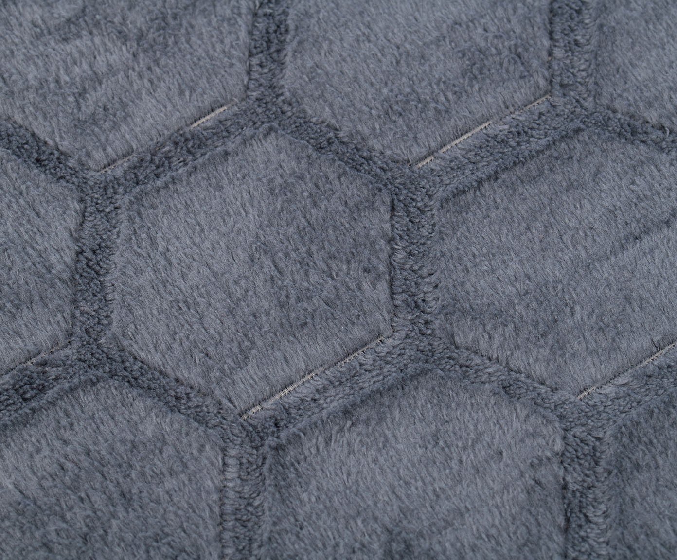 Wohndecke Flanell mit Wabenstruktur, HSC Home-Style-Creation GmbH, in vier Farben, weich und anschmiegsam