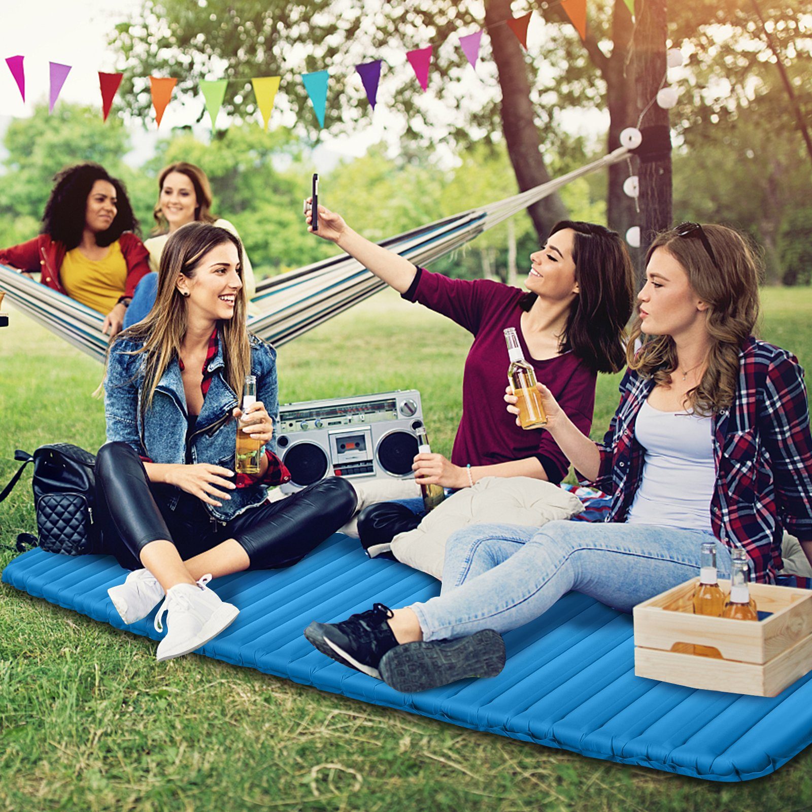 Amagogo Campingmatte 180x50cm - Leichte Isomatte Für Outdoor