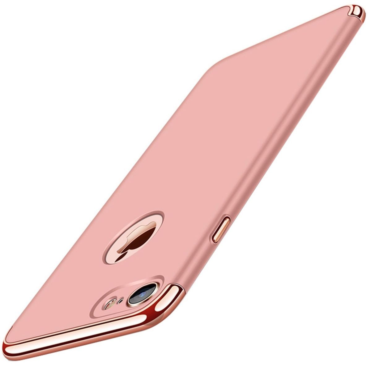 König Design Handyhülle Apple iPhone 8, Apple iPhone 8 Handyhülle Backcover Rosa
