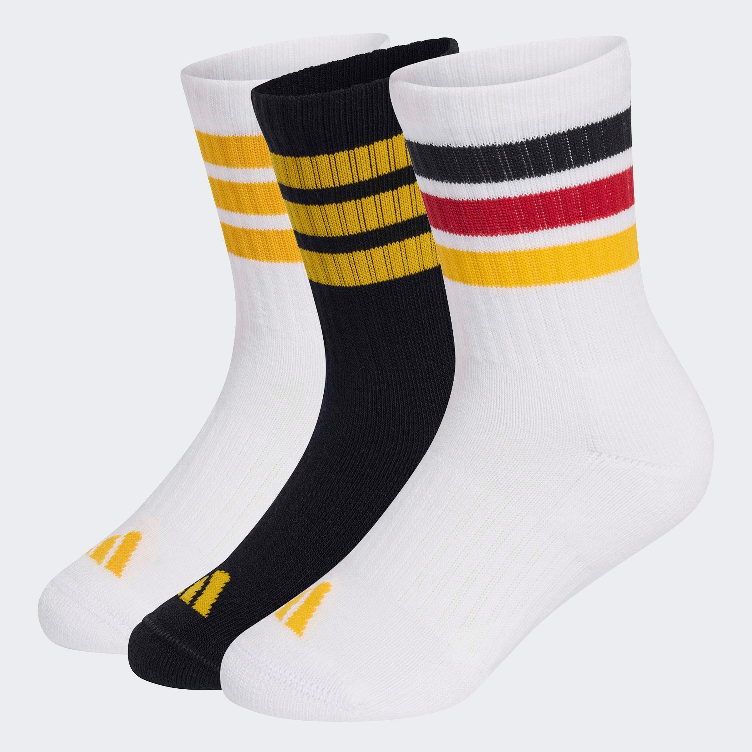 adidas Performance Funktionssocken 3-STREIFEN KIDS, KNÖCHELLANG, MIT POLSTERUNG, 3ER-PACK (3-Paar)
