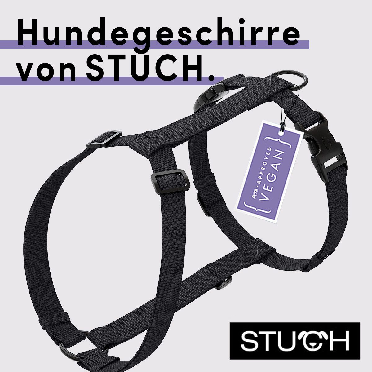 STUCH Hunde-Geschirr STUCH - Hundegeschirr Vegan PureControl - verstellbar günstig online kaufen