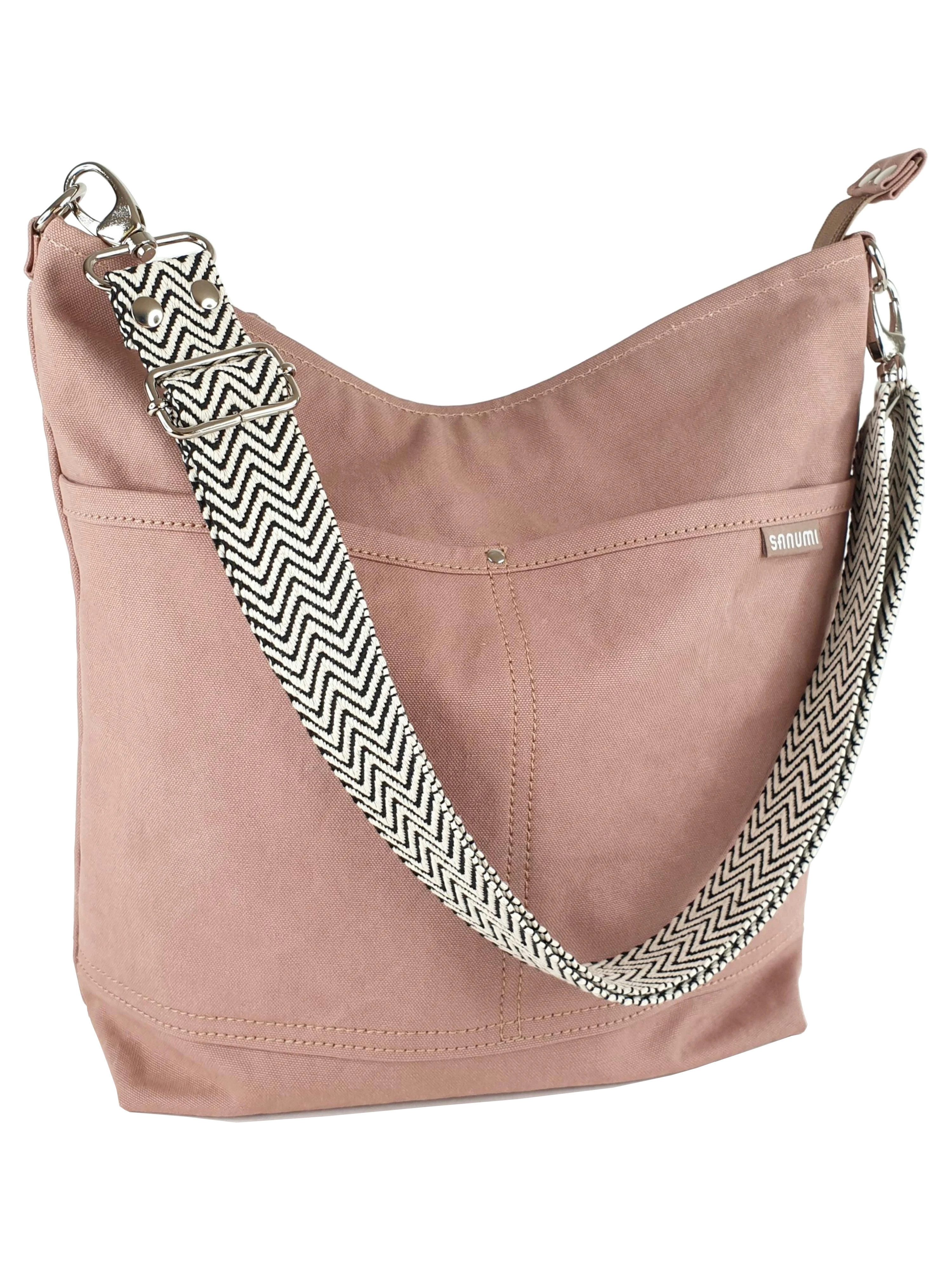 Umhängetasche Canvas Hobobag