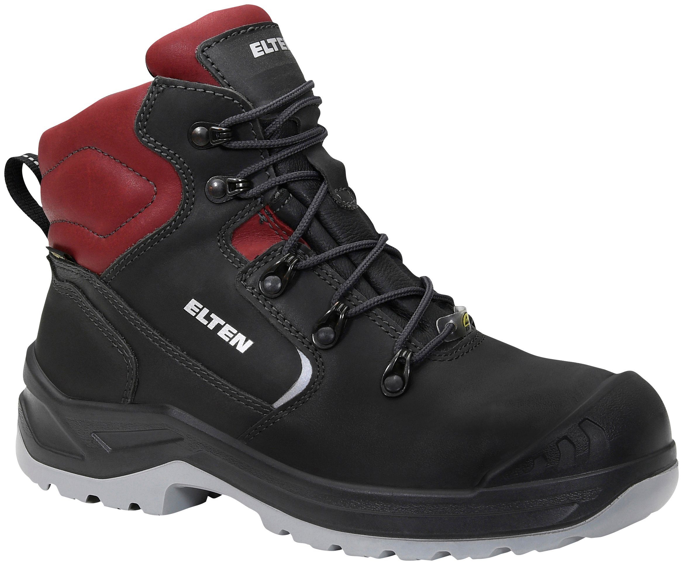 Elten LENA GTX black-red Mid Sicherheitsstiefel ESD CI S3