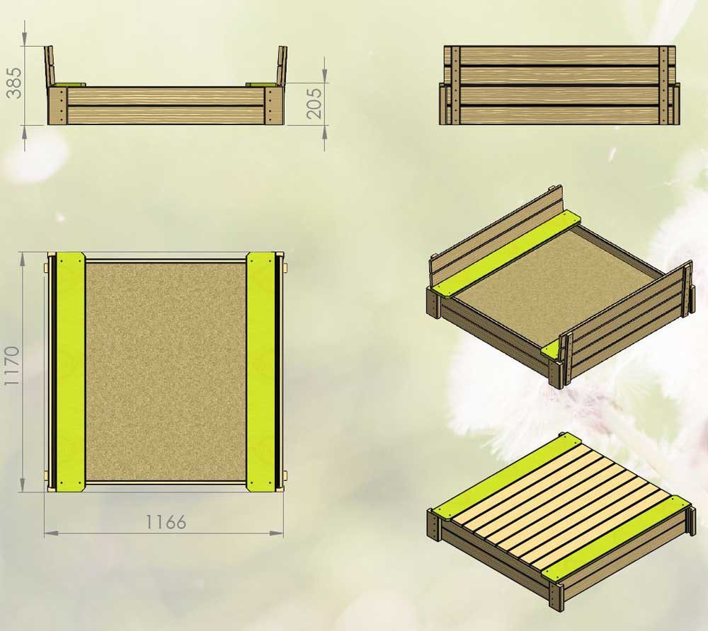 Wendi Toys Sandkasten Maus, (1-tlg)