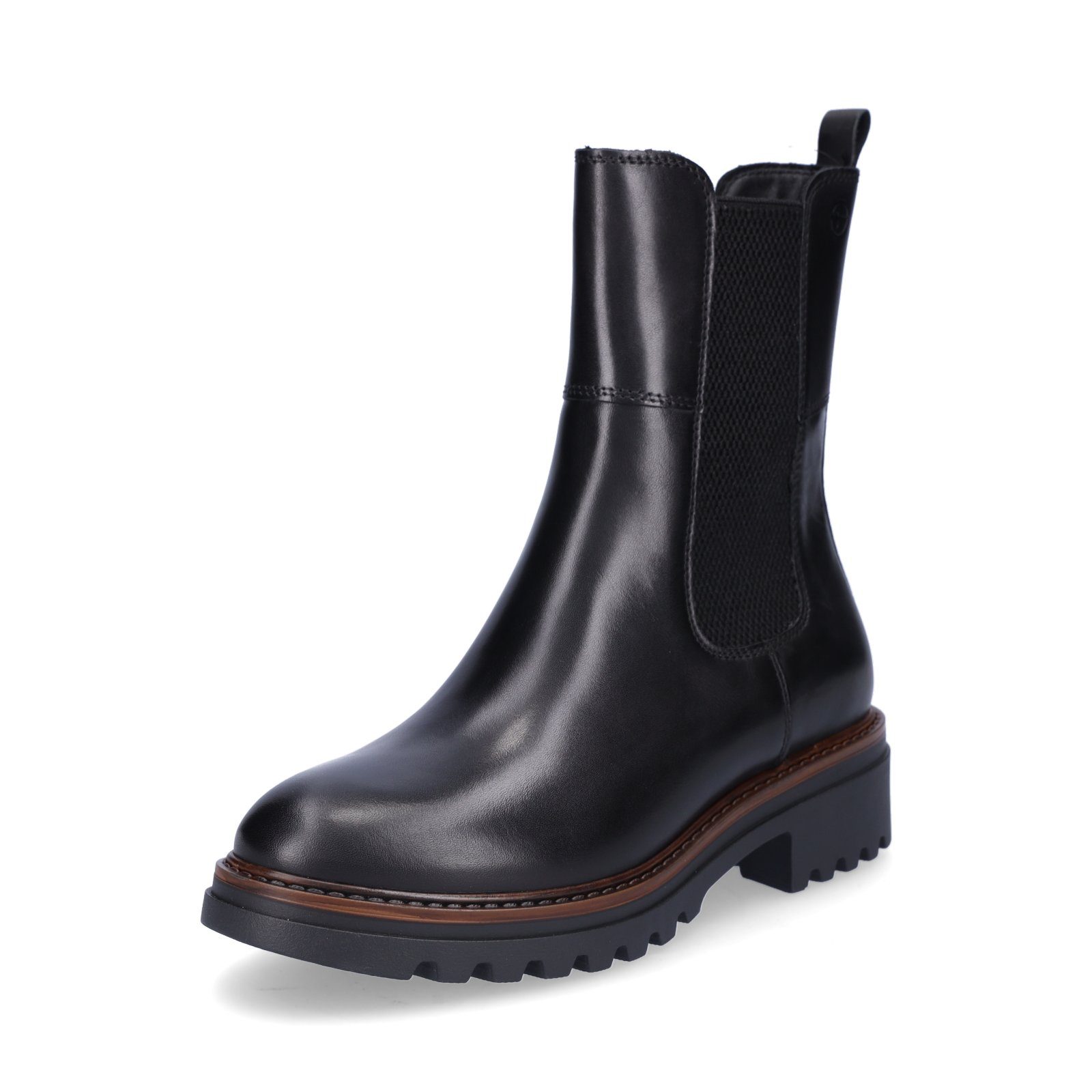 Tamaris Tamaris Damen Chelsea Boot schwarz Chelseaboots