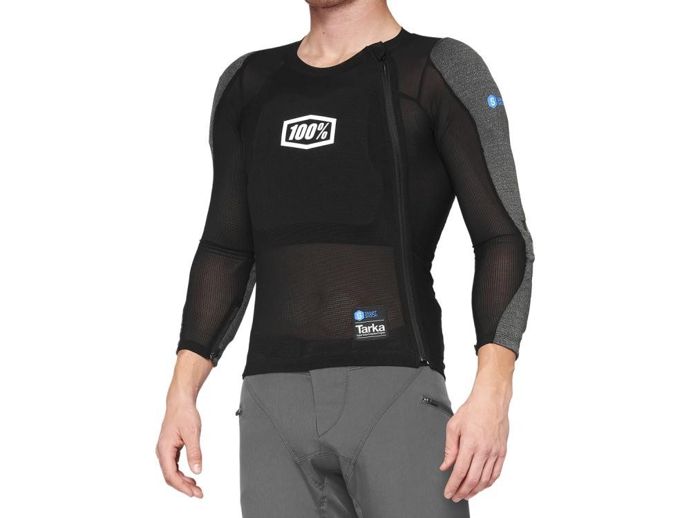 100% Knieschutz 100% Tarka Long Sleeve Protection Vest M black - maximaler Oberkörpers