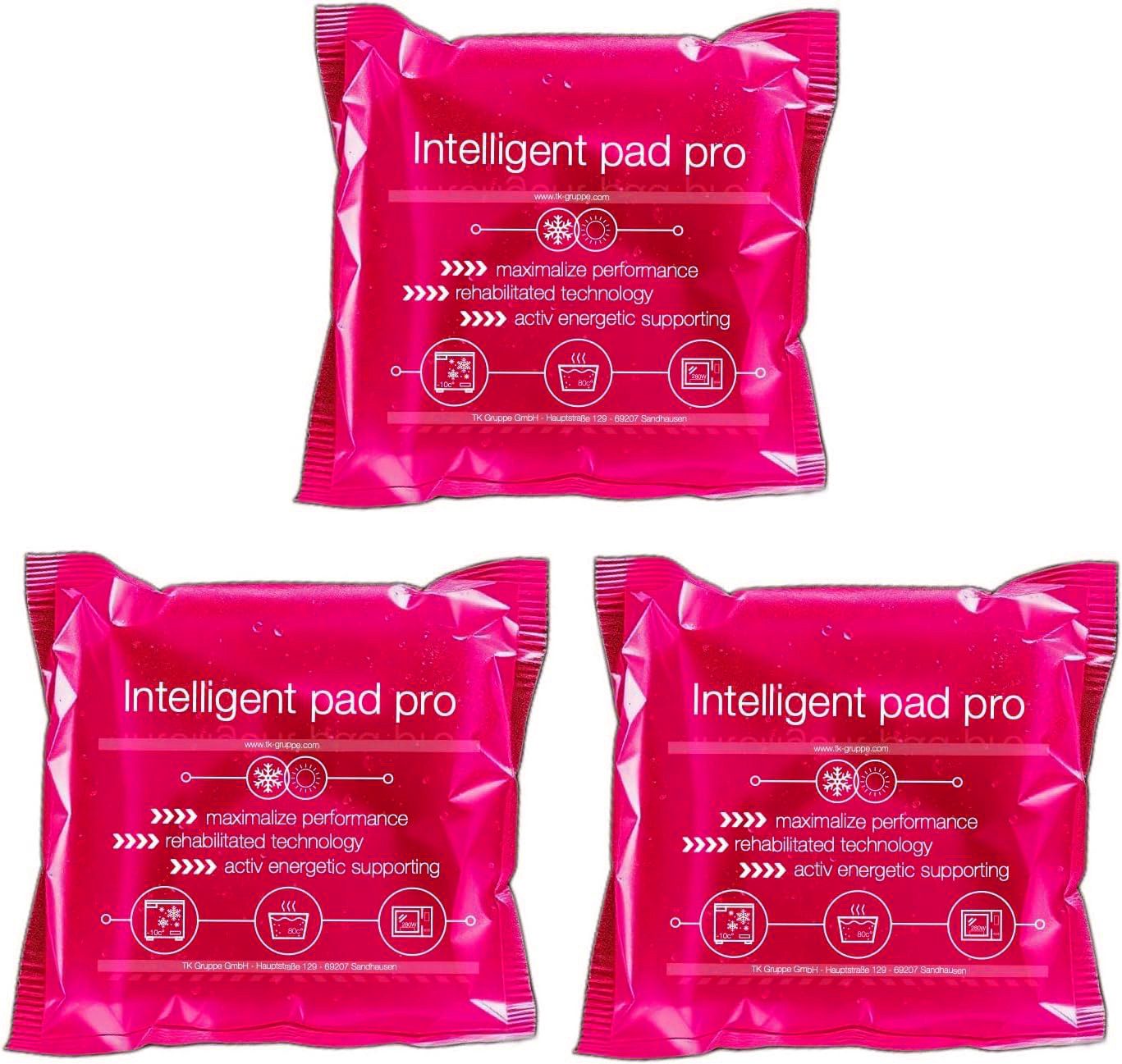 Kalt-Warm-Kompresse 3er Set Kühlpacks Kühlpads - 15x15 cm - Kalt & Warm Kompresse