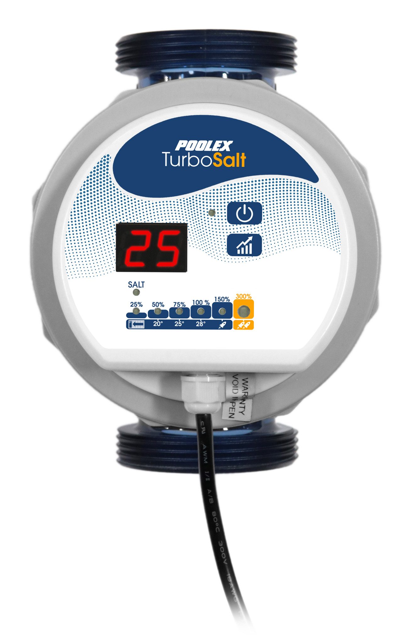 Poolstar Salzwassersystem Salz-Elektrolysegeräte Poolex Turbo Salt Modell 600 für Pool 60m3