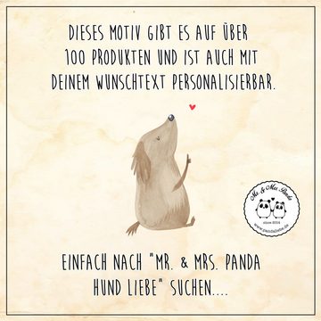 Mr. & Mrs. Panda Strampler Hund Liebe - Weiß - Geschenk, Hundeliebe, Langarm, Sprüche, Baby, Bio (1-tlg)