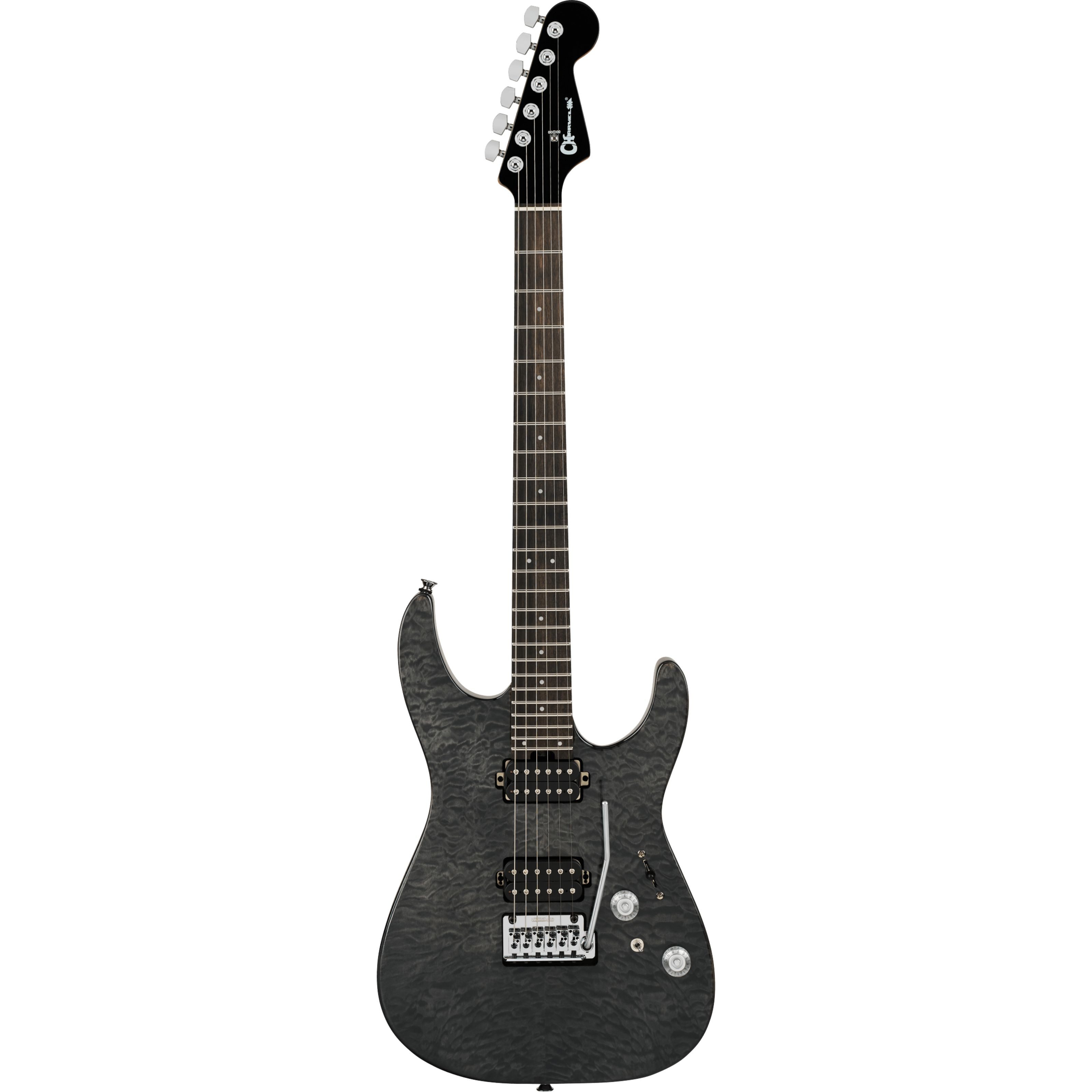 Charvel E-Gitarre, E-Gitarren, ST-Modelle, Pro-Mod Plus DK24 HH 2PT E QM Midnight Ocean - E-Gitarre