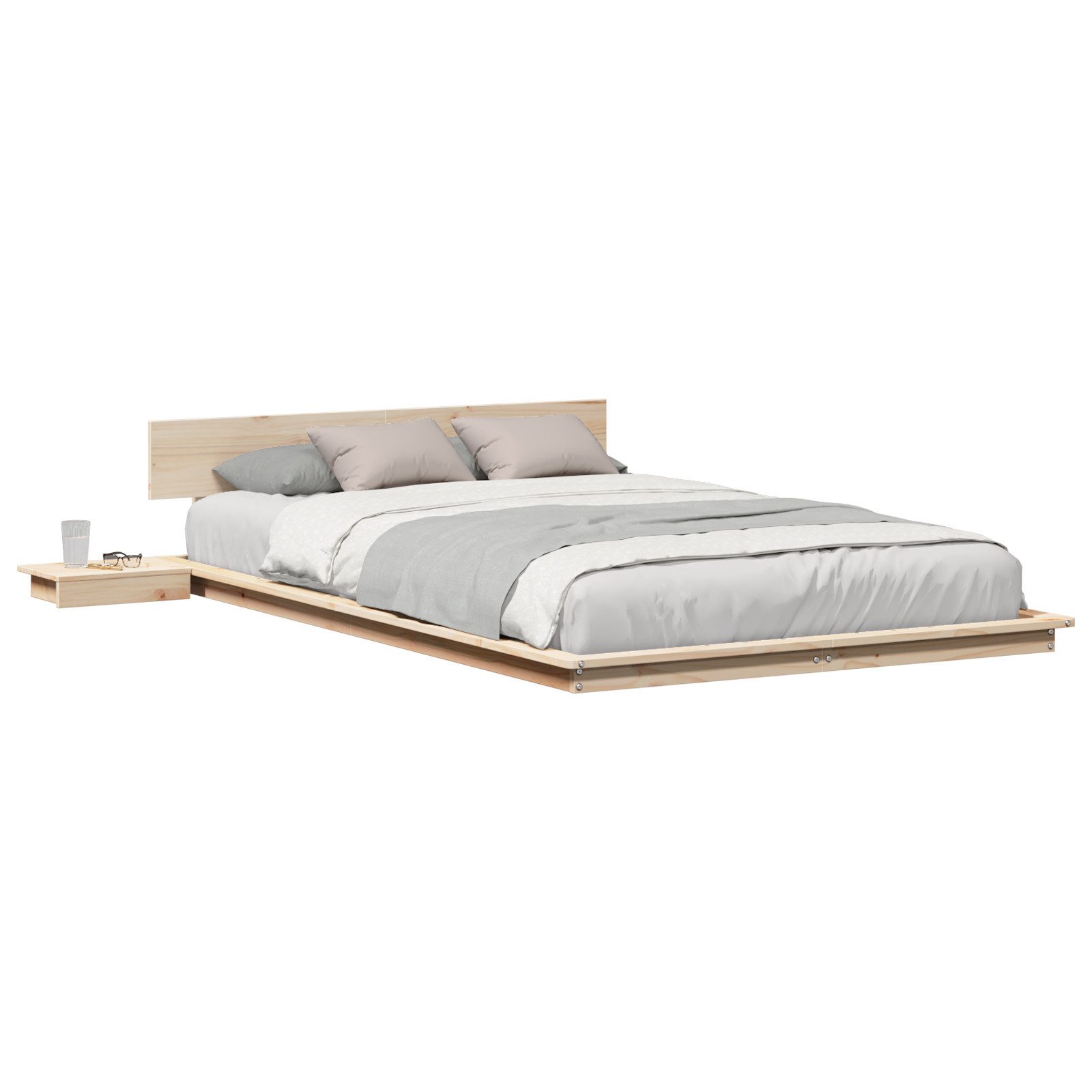 vidaXL Bett Bettgestell Braun 120 x günstig online kaufen