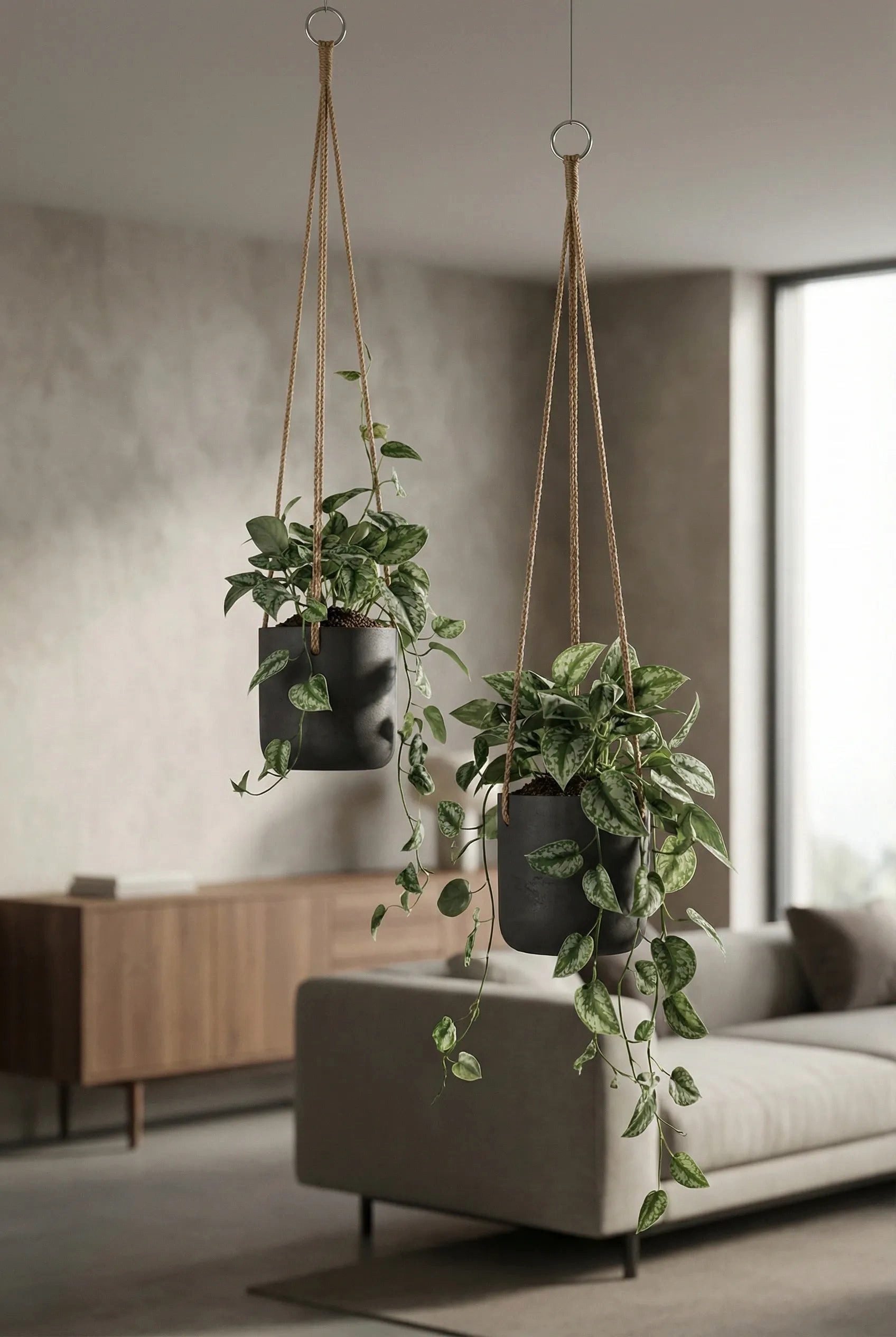 finestgreen Blumenampel Hanging Charlie, Frostfest & UV-beständig – für Innen- und Außenbereich