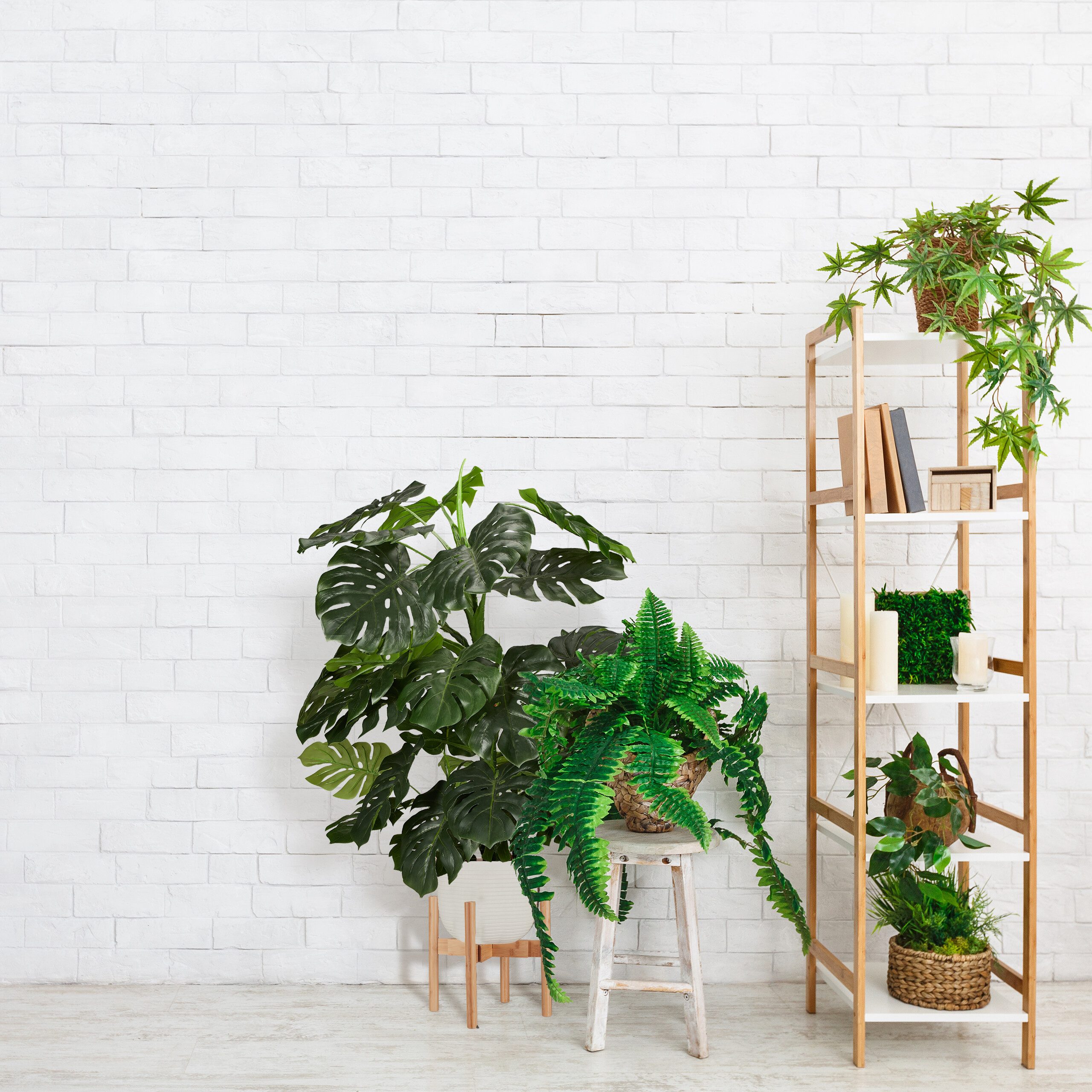 relaxdays Blumenständer Pflanzenständer im 2er Set