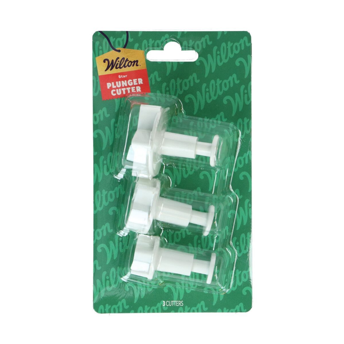 Wilton Ausstechform Wilton Plunger Cutter/ Stempel- Ausstecher 3er Set, (Set), mit Auswerfer
