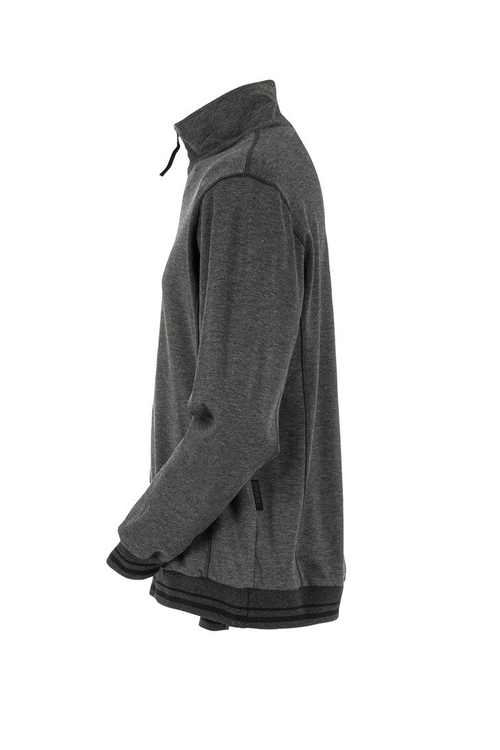 Planam Troyer PLANAM Herren Match Troyer OUTDOOR Zip-Kragen Grau
