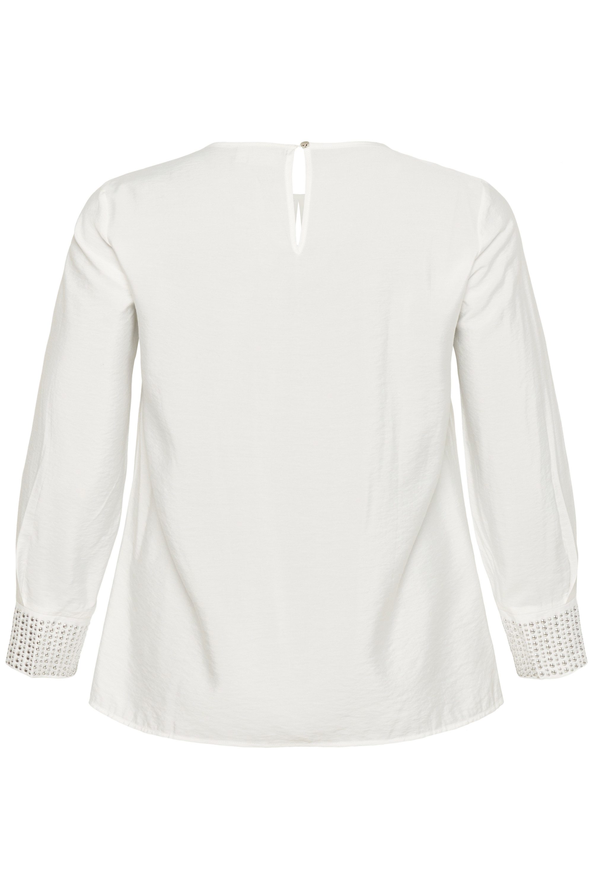 KAFFE Curve Langarmbluse Langarm-Bluse KCcenia Große Größen