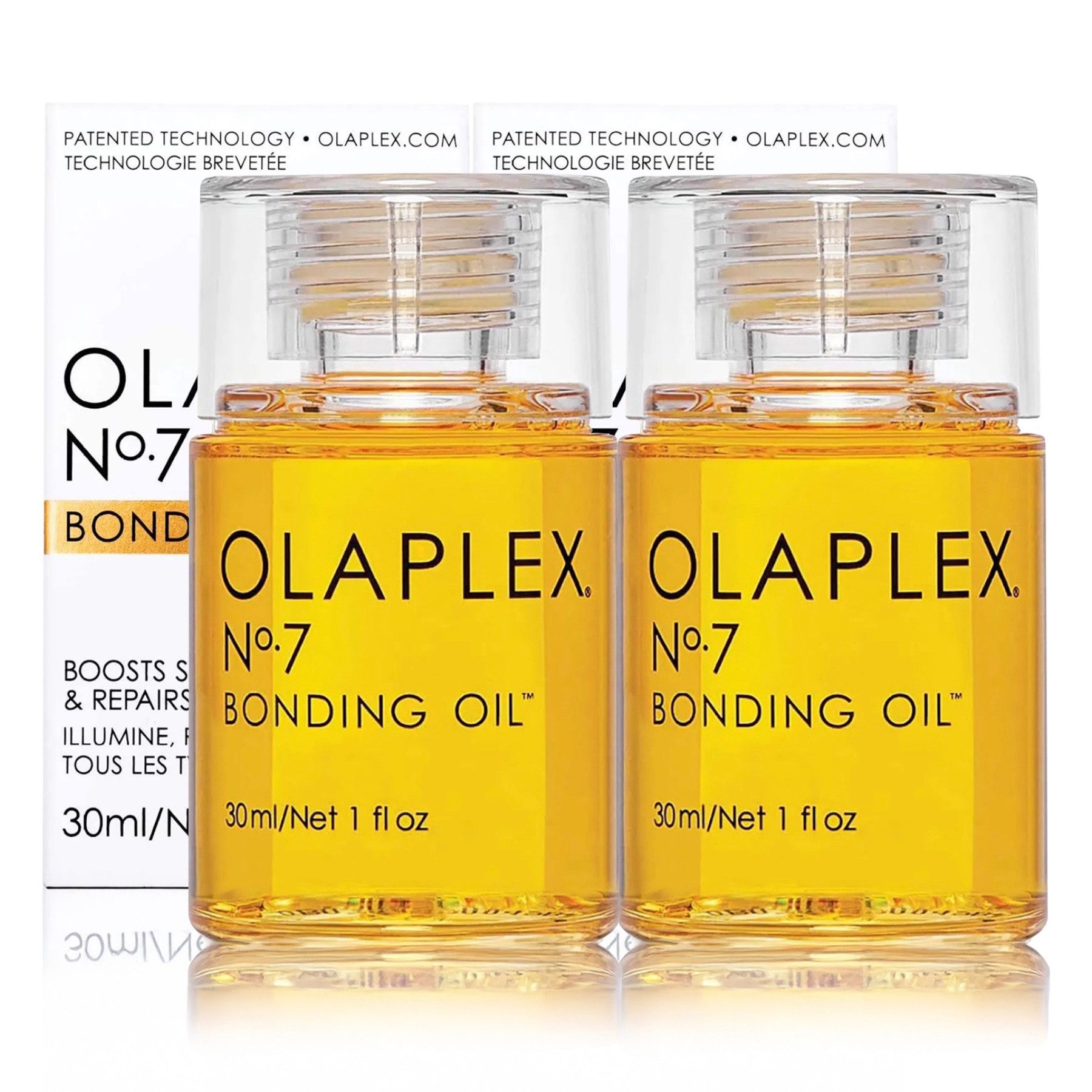 Olaplex Haaröl Bonding Oil Olaplex Nr 7 Hitzeschutz Konzentriertes Hochglanzöl, 2-tlg., Haaröl, Haarpflege, Olaplex, Stylingöl