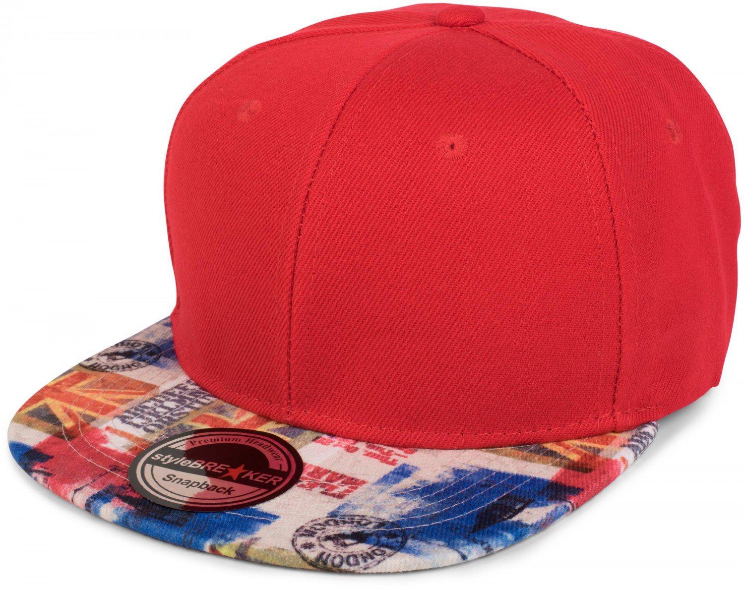styleBREAKER Baseball Cap »Snapback Cap mit Städte Print am Schild« online kaufen OTTO