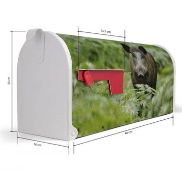 banjado Amerikanischer Briefkasten Mailbox Wildschwein (Amerikanischer Briefkasten, original aus Mississippi USA), 22 x 17 x 51 cm