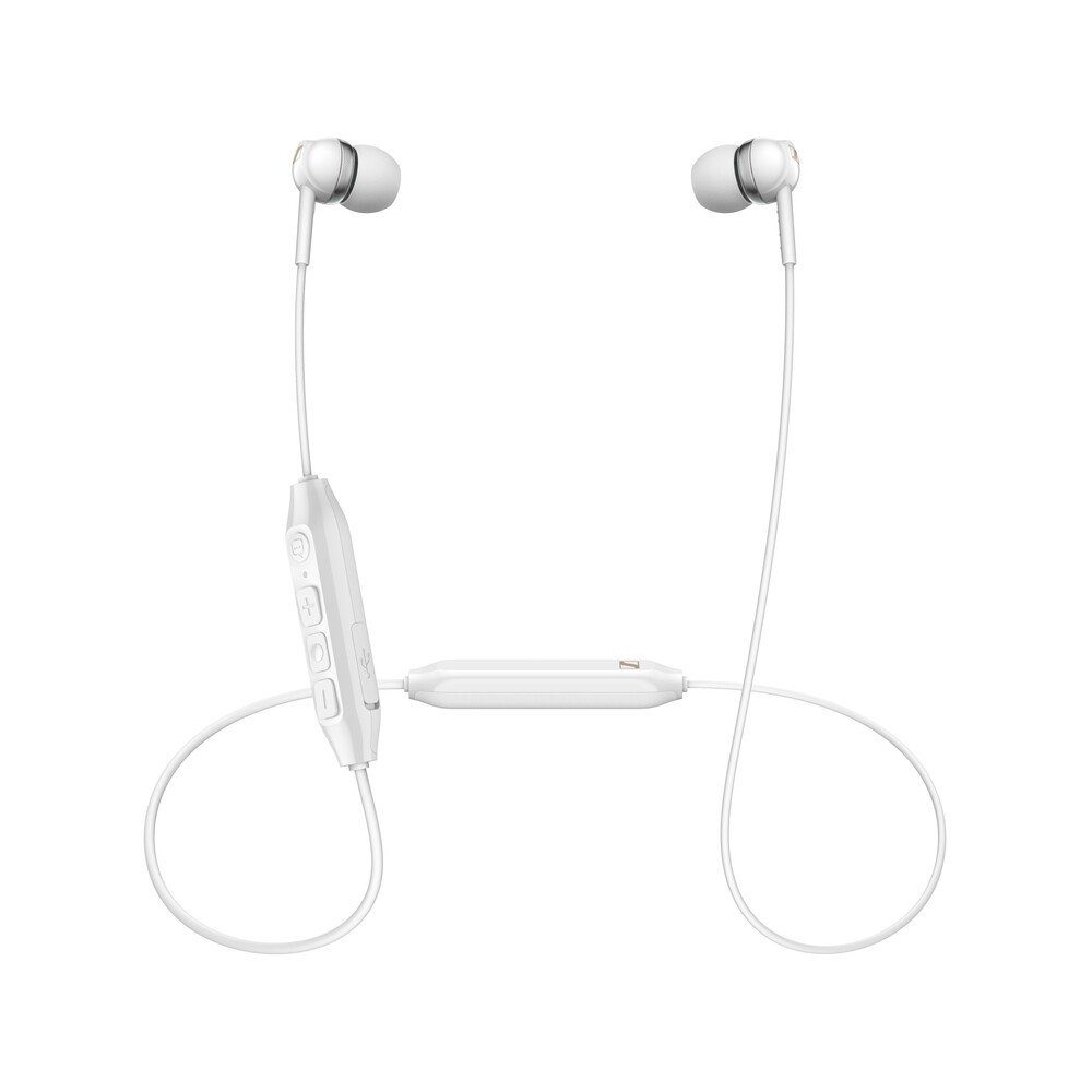 Sennheiser CX 350BT Bluetooth In-Ear Kopfhörer Kabellos mit Nackenband,  Weiß In-Ear-Kopfhörer