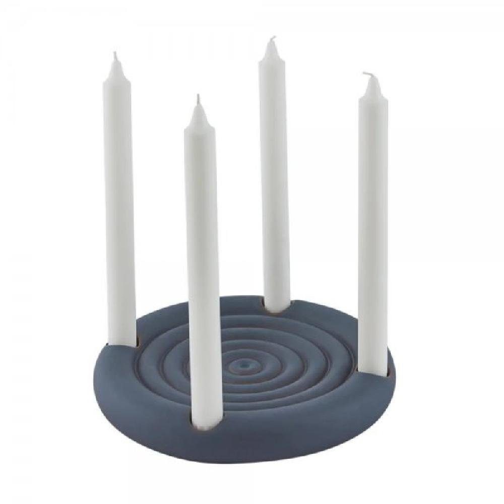 OYOY Windlicht Oyoy Adventskerzenhalter Savi Midnight Blue