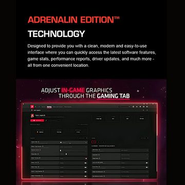 AMD RX580 8GB Grafikkarte (8 GB, DDR5, RGB Beleuchtung, Dual Fan Cooling Technologie, AMD Adrenalin kompatibel)