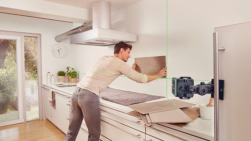 Bosch Home & Garden Kreuzlinienlaser Quigo Green