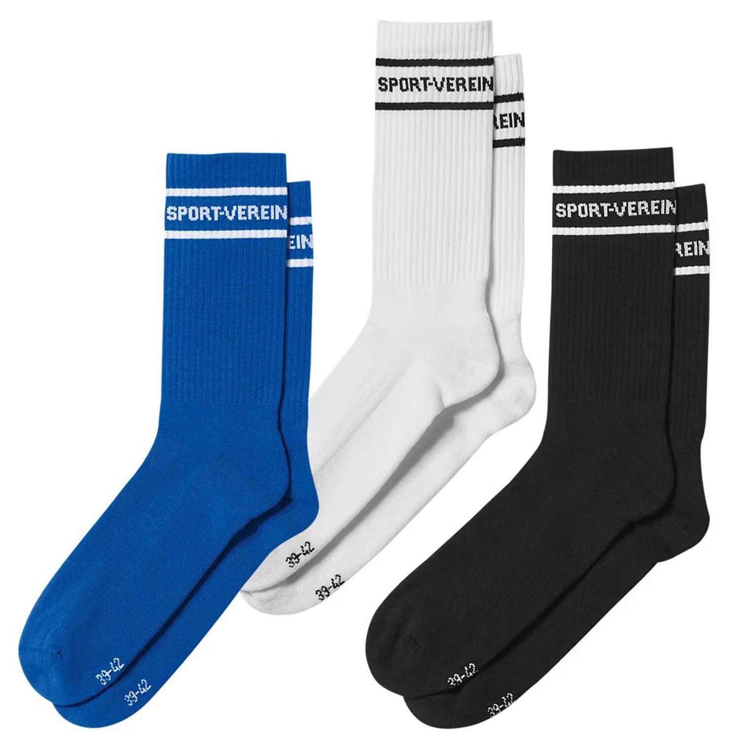 HSV Socken HSV Sportsocken 3er-Set "B-W-S"