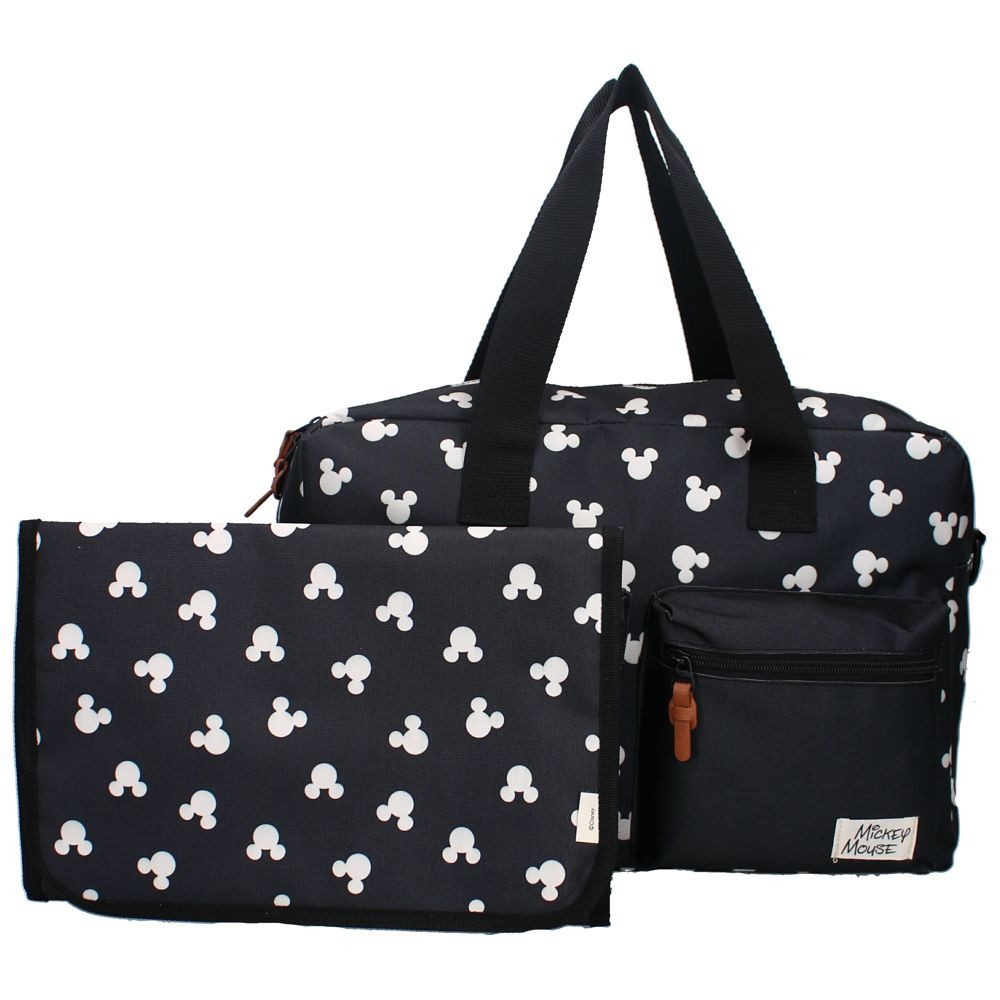 Disney Wickeltasche Große Baby Wickeltasche mit Wickelunterlage Disney Mickey Mouse – Bild 4 von 5