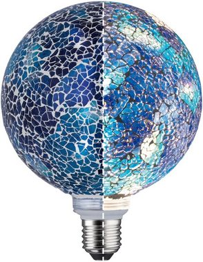 Paulmann LED-Leuchtmittel Miracle Mosaic Blau, E27, 1 St., Warmweiß, 2700K dimmbar