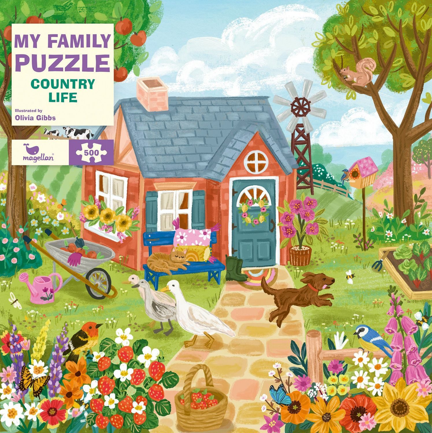 Magellan Puzzle My Family Puzzle - Country Life, Puzzleteile