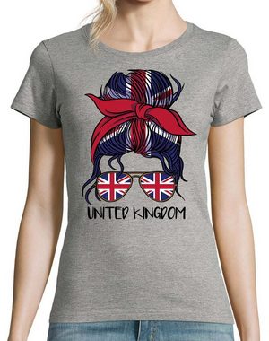 Youth Designz T-Shirt England UK Britain Flagge Damen Shirt mit trendigem Motiv