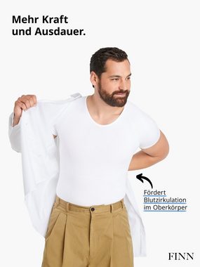 FINN Design Shapinghemd Seamless Kompressions-Unterhemd Herren ohne Nähte Starker Body-Shaper für Männer