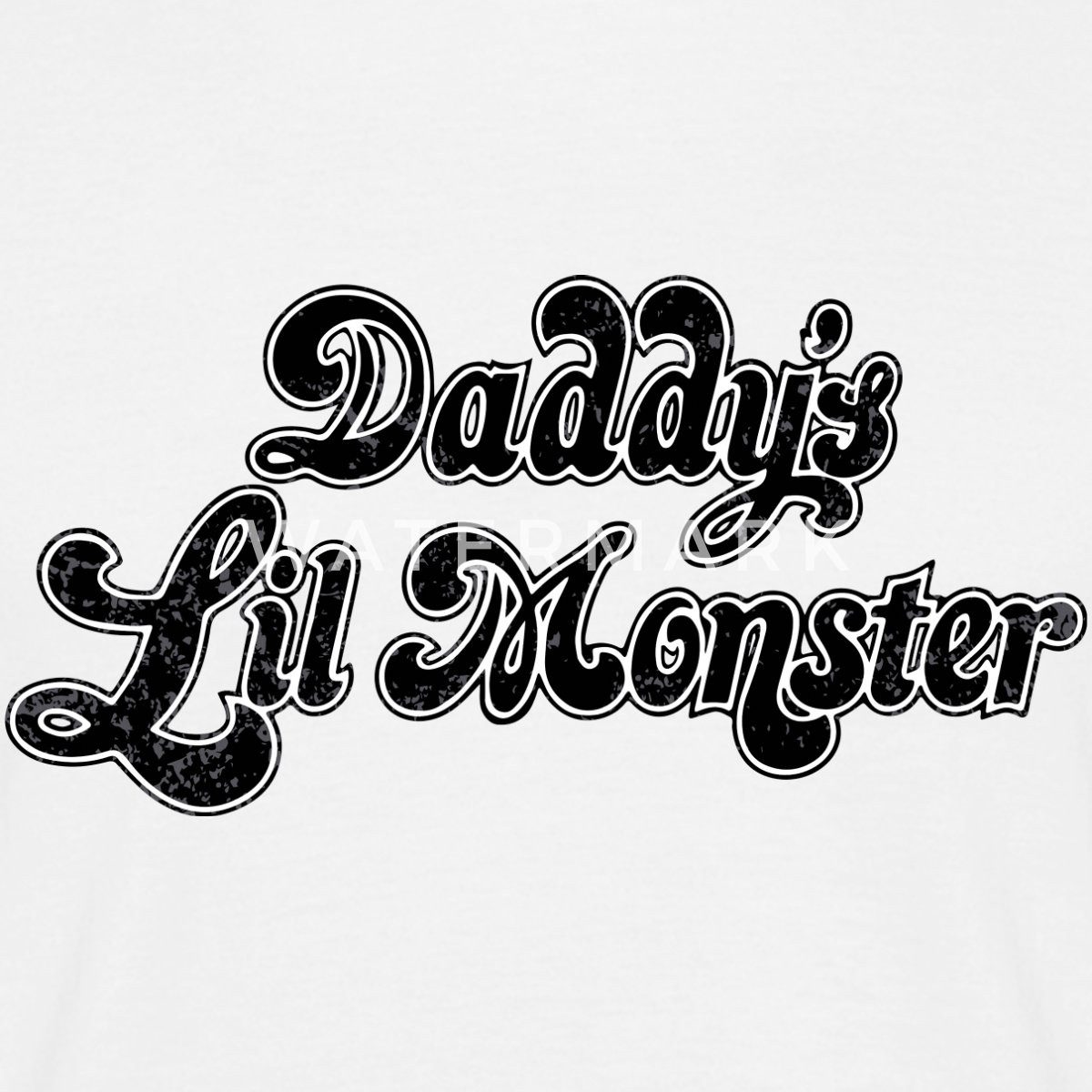 Spreadshirt T-Shirt Harley Quinn Daddy's Lil Monster Männer T-Shirt (1-tlg) günstig online kaufen