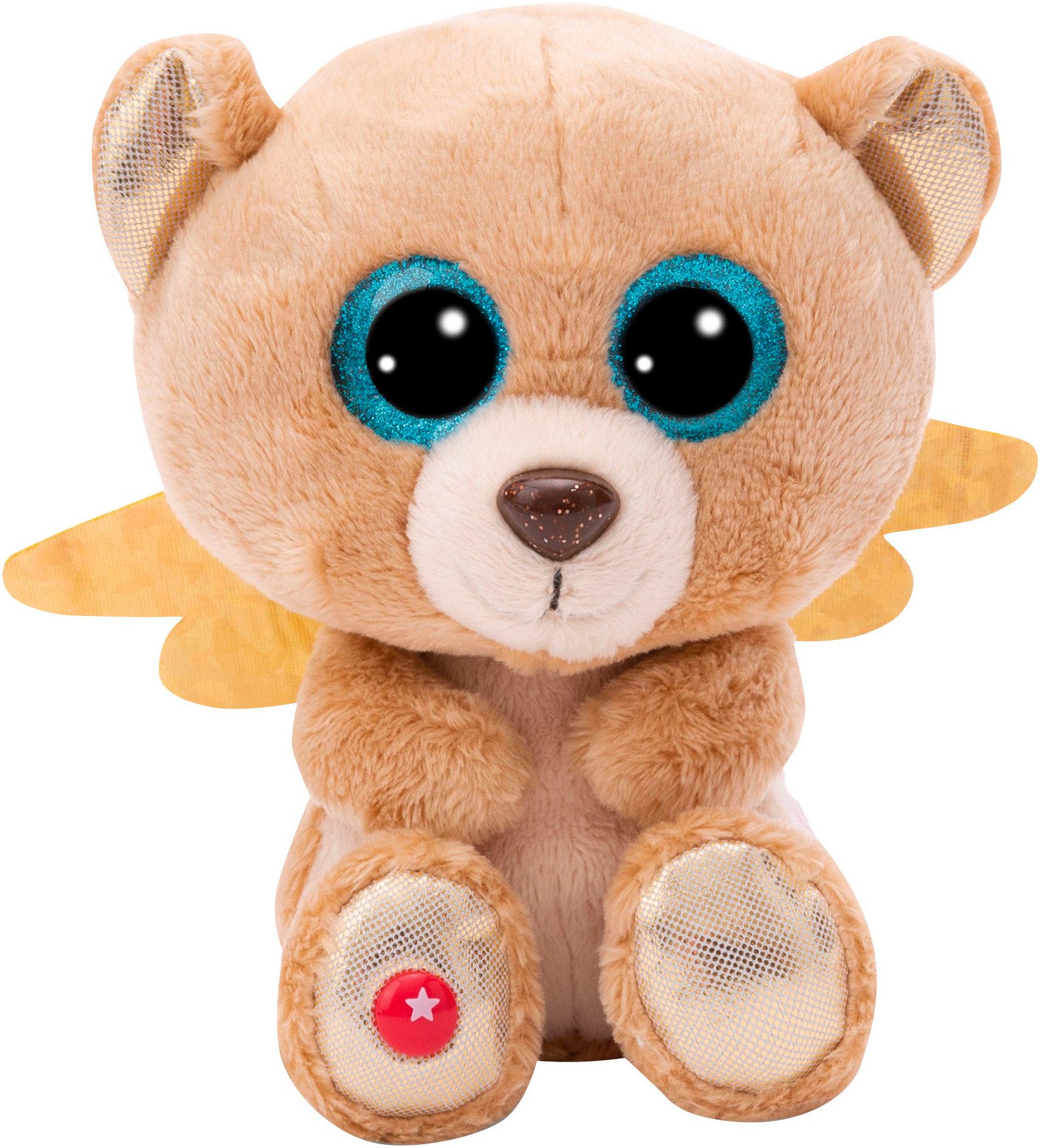 Nici Kuscheltier Glubschis, Bär Glowy Bombo, 15 cm
