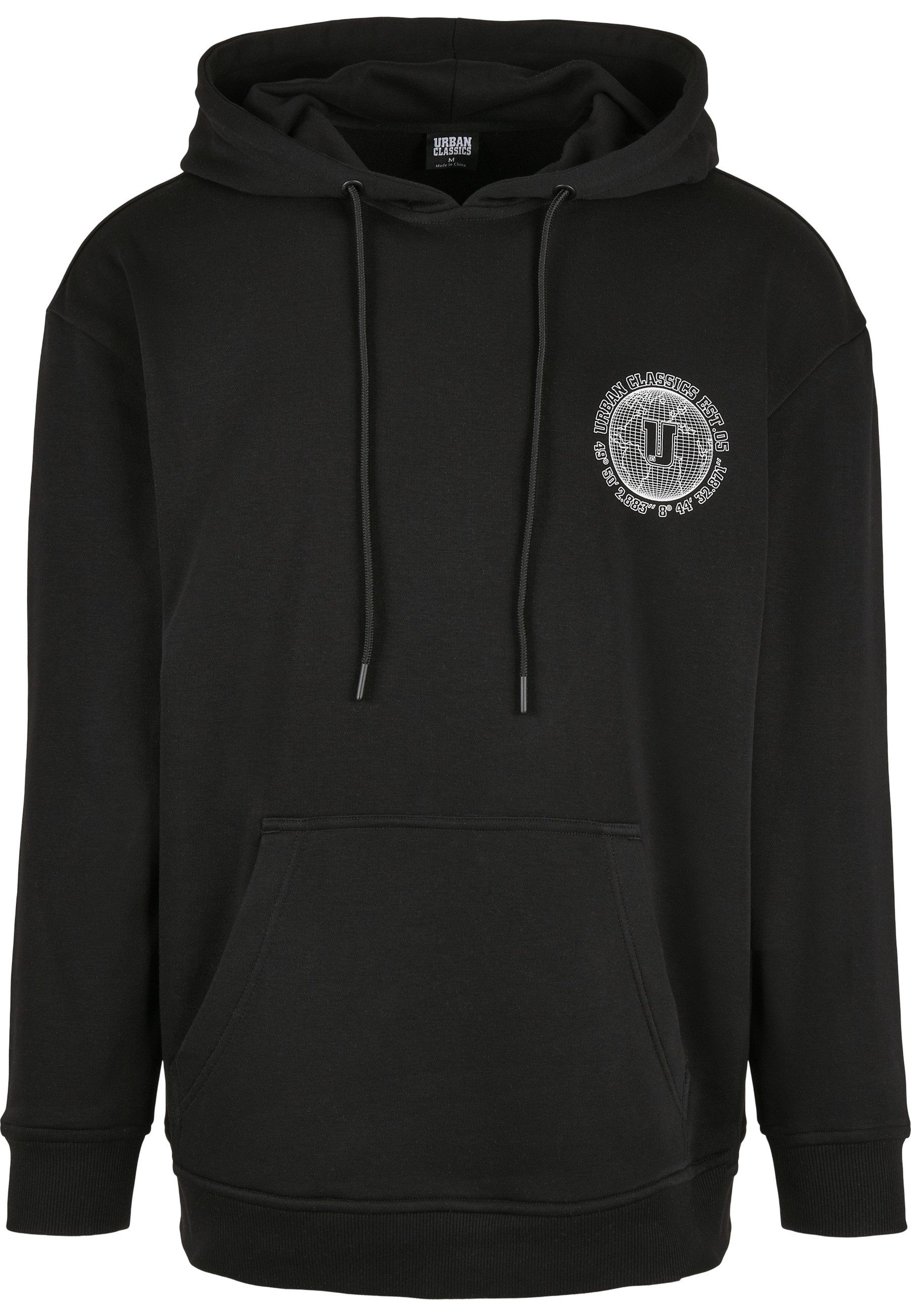 URBAN CLASSICS Rundhalspullover Urban Classics Herren Globetrotter Hoody (1-tlg)
