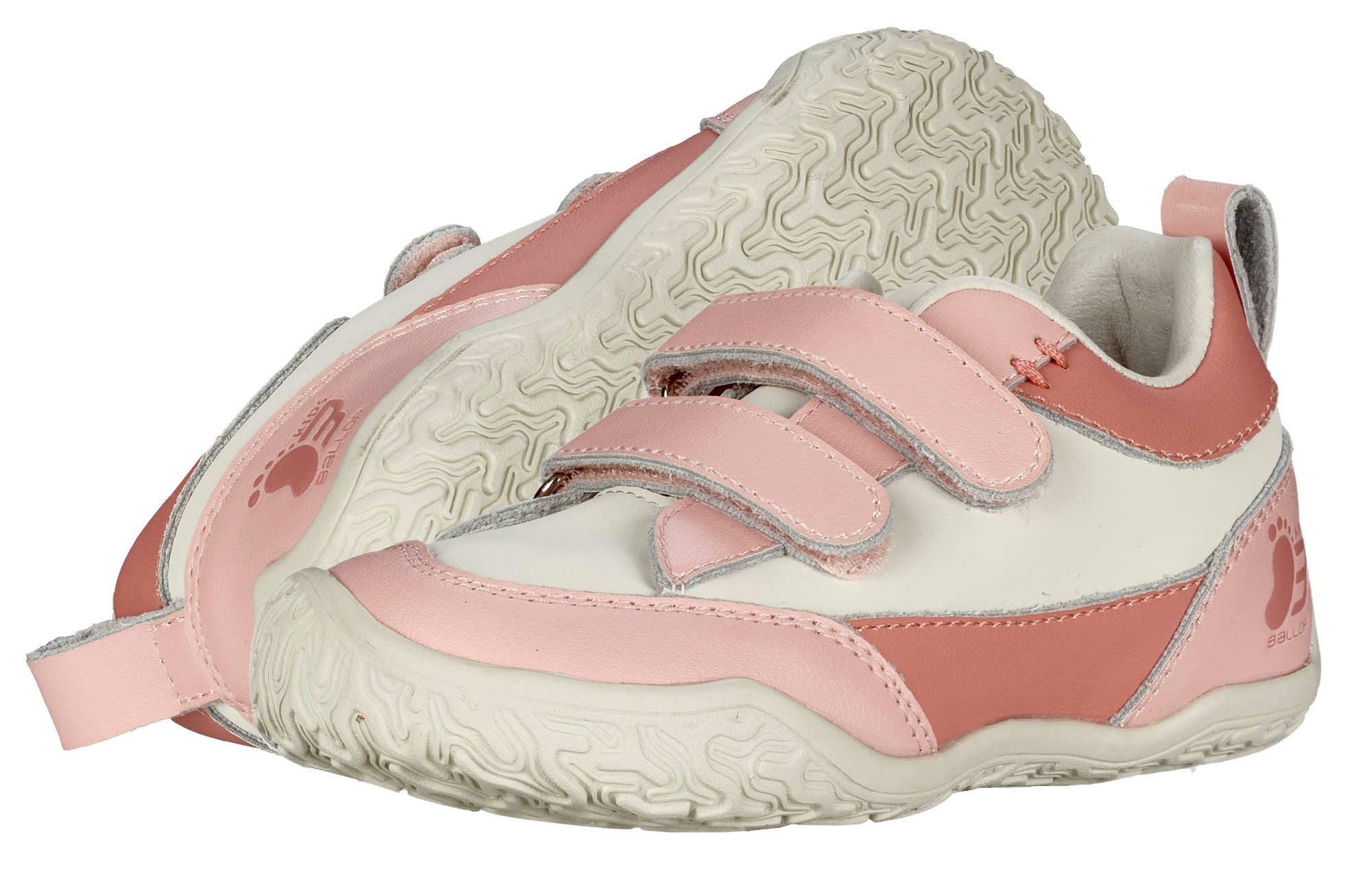 Ballop Barfussschuhe Tenui (flexible Sohle, Klettverschluss) pink Kinder Sneaker