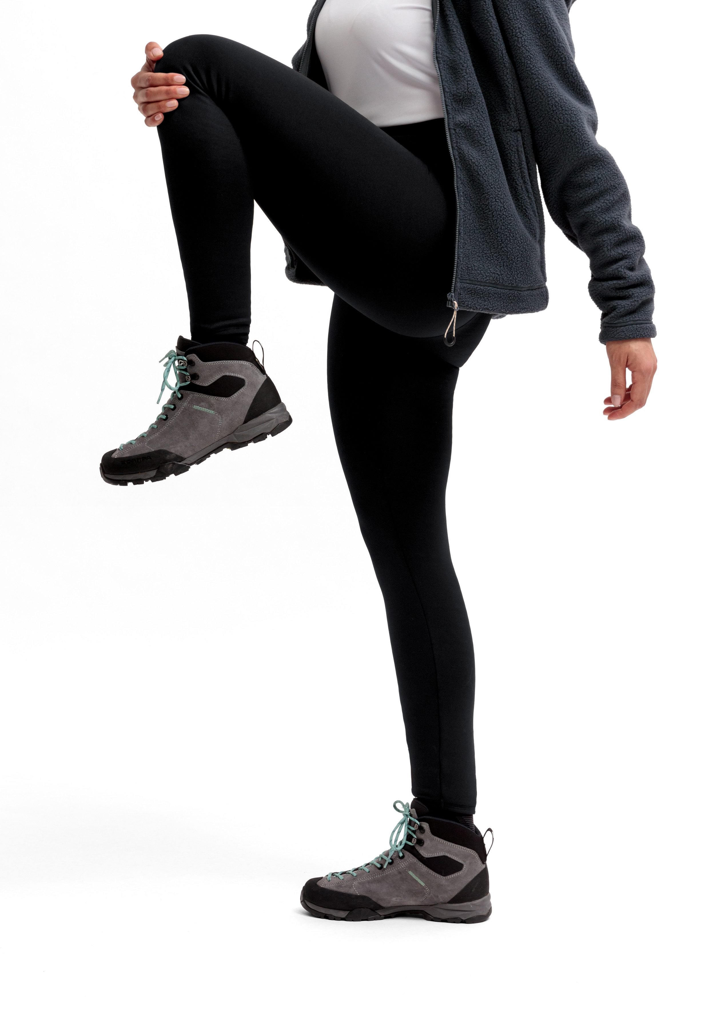 Maier Sports Funktionsleggings DA-TIGHT EL. WINTER WRAP W mit seitlicher Handytasche, schnelltrocknend, atmungsaktiv